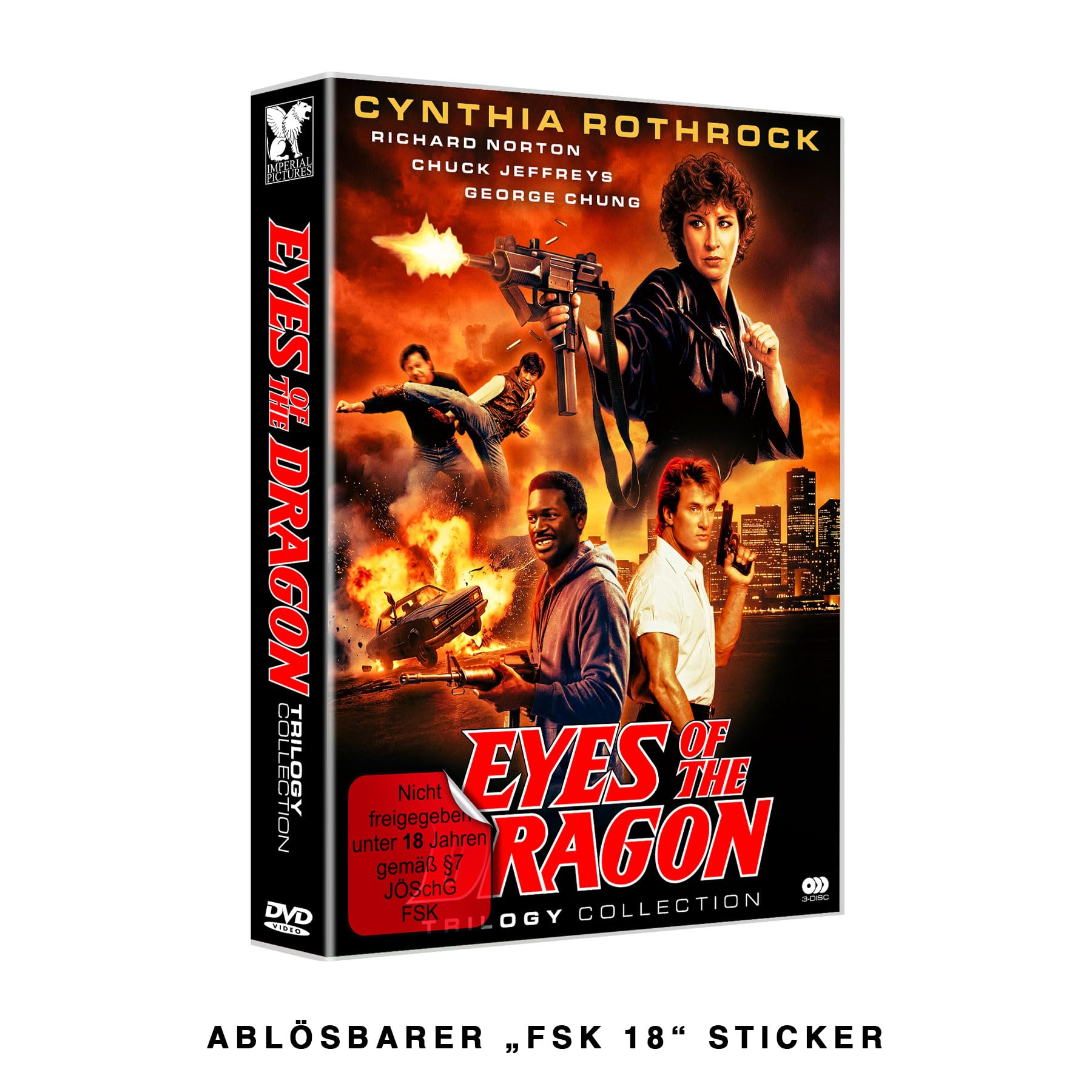 Cynthia Rothrock: EYES OF THE DRAGON - Trilogy 3-Movie-Set Movies