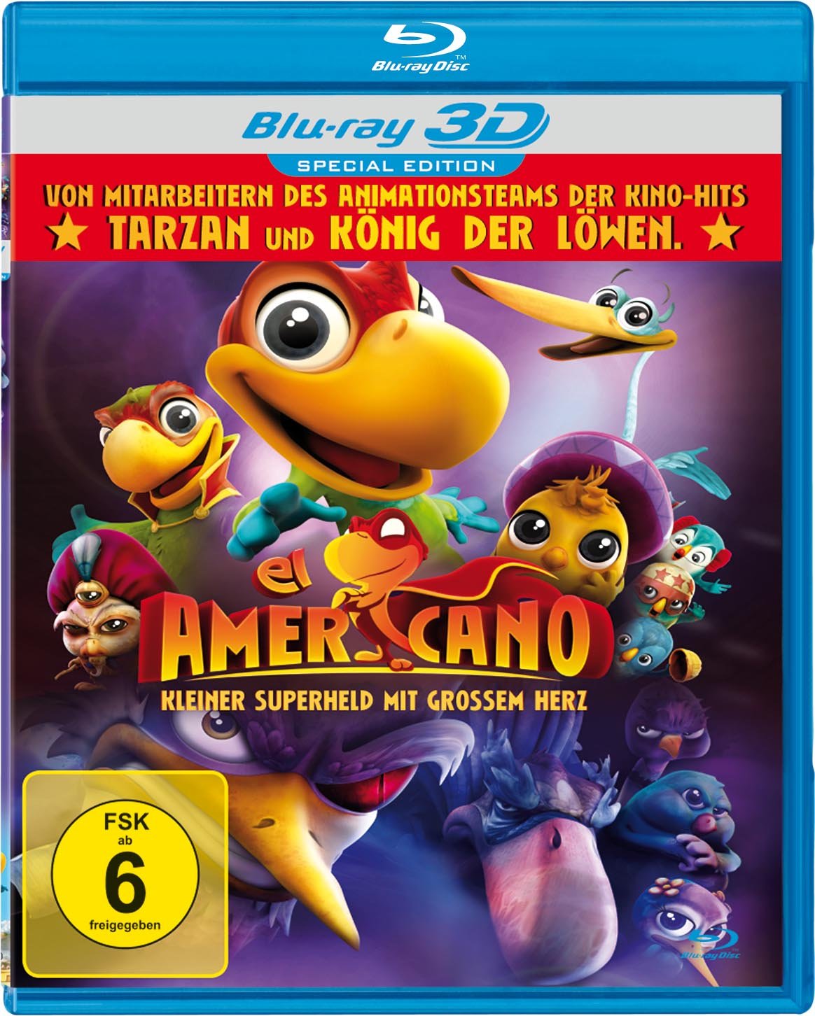 El Americano 3D - Kleiner Superheld mit großem Herz (limitiert auf 500 Stück) Box sets