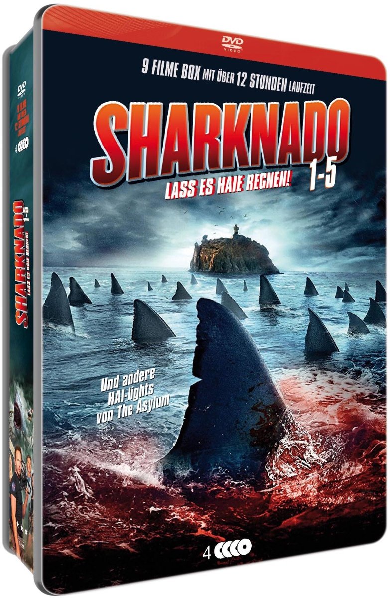 Sharknado 1-5 Limited-Metallbox Collection (4 DVD) Films