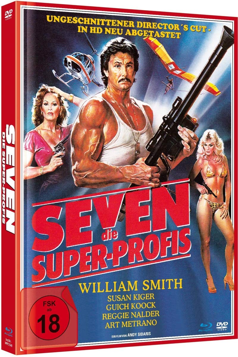 SEVEN - Die Super-Profis Ungekürzter Director`s Cut Limited Mediabook (Blu-ray+DVD+Booklet/in HD neu abgetastet) Movies