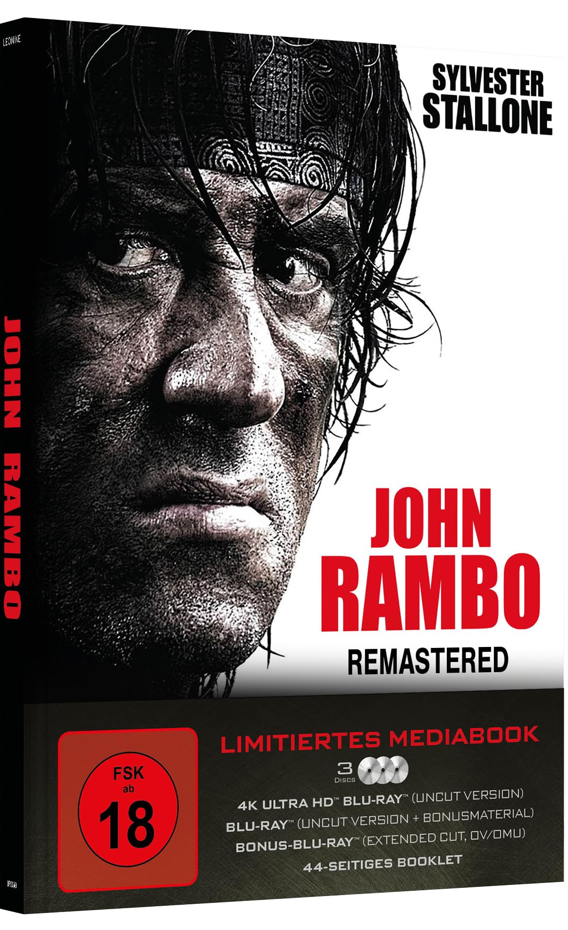 John Rambo-Remastered (Lim. Mediabook, 4K Ultra HD + 2 Blu-rays) Films