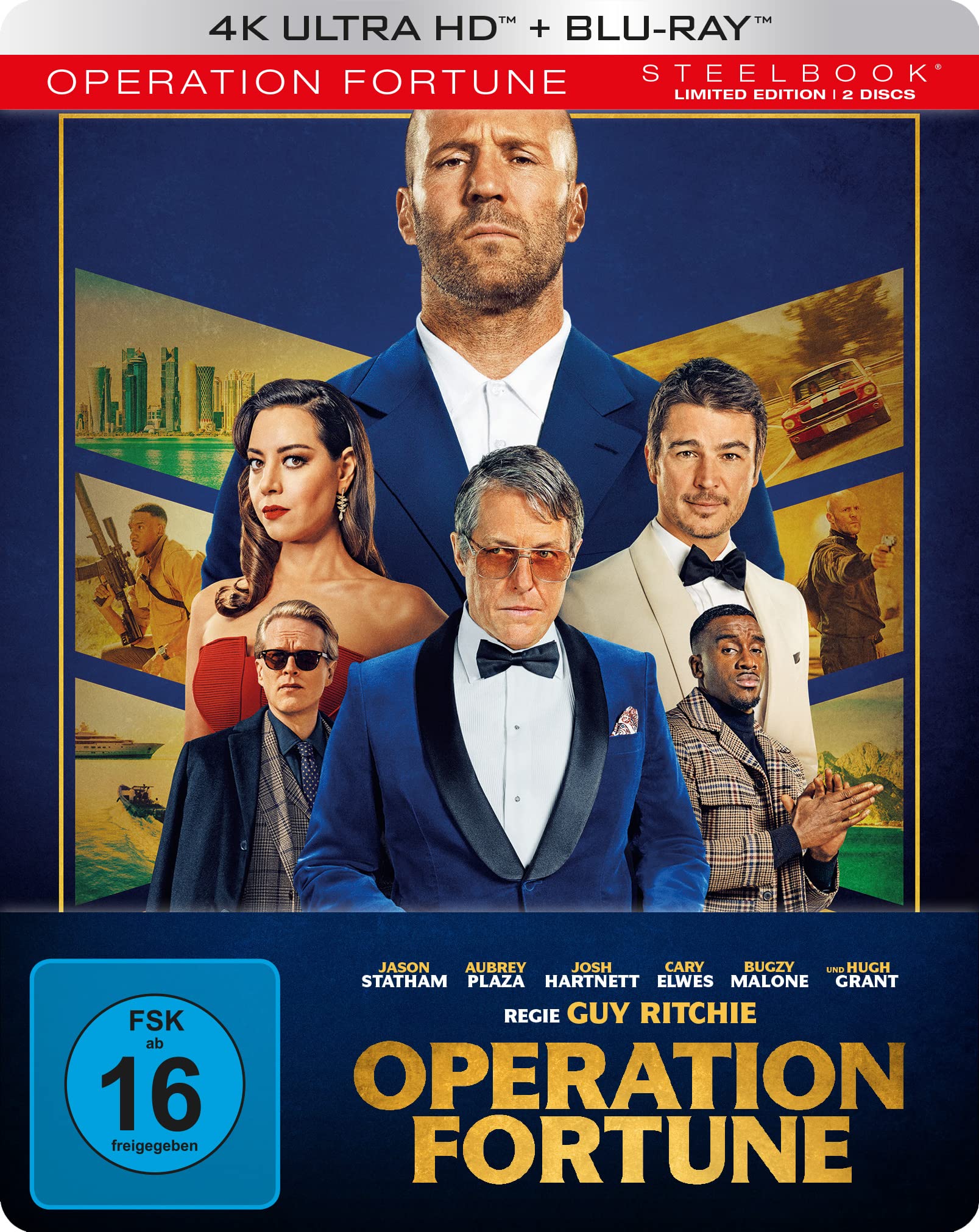 Operation Fortune - Limitiertes Steelbook (4K Ultra HD) (+ Blu-ray) Movies