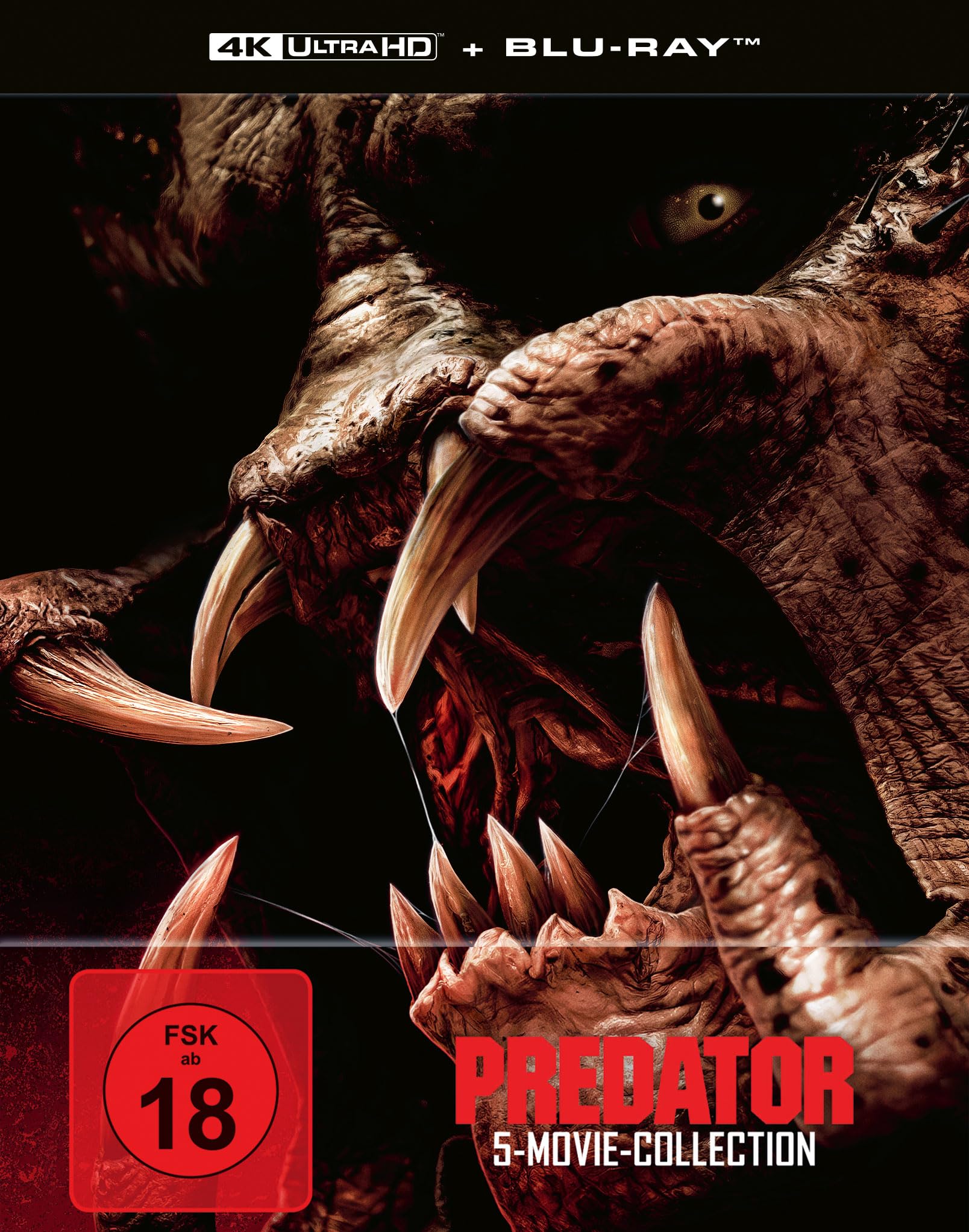 Predator 5-Movie-Collection (5 4K Ultra HDs) (+ 5 Blu-rays) Films