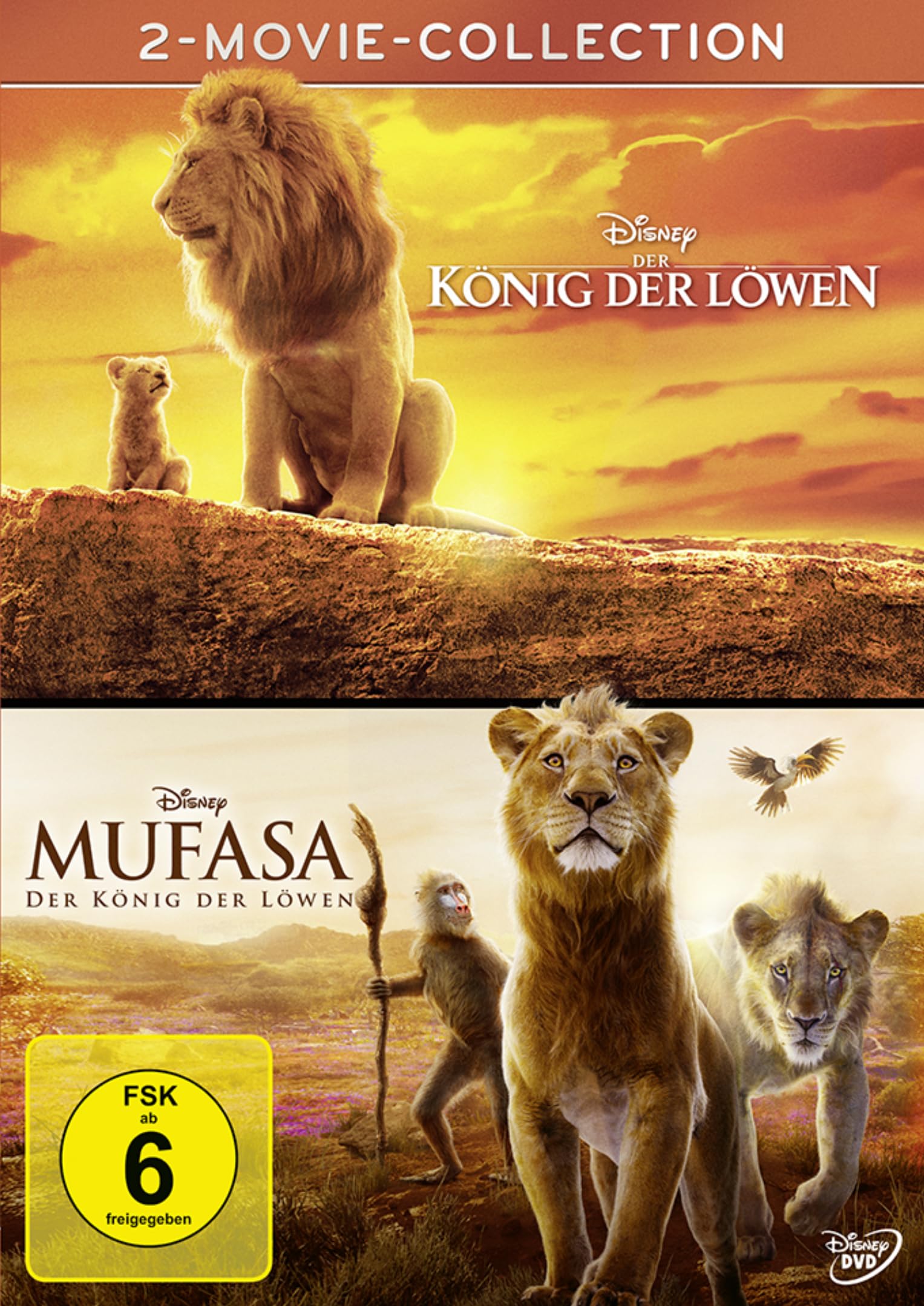 Der König der Löwen + Mufasa (Live Action) Films