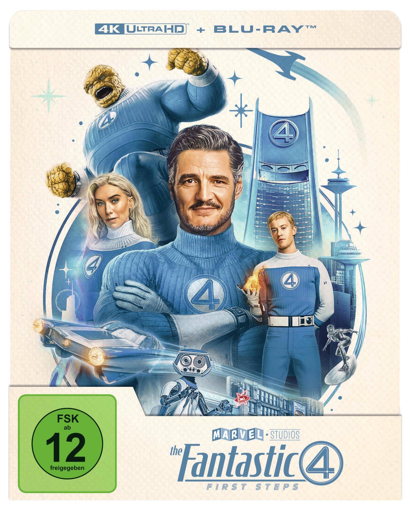 The Fantastic Four: First Steps UHD + Blu-ray (Limited Steelbook) Films