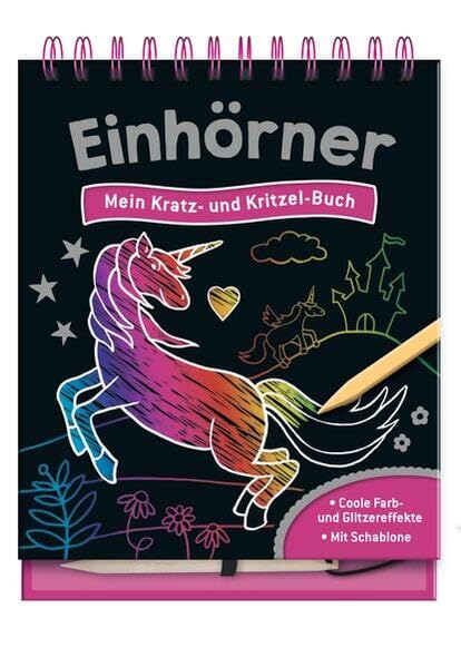 Kratzbuch - Einhörner: Mein Kratz- und Kritzel-Buch Tiptoi & Games