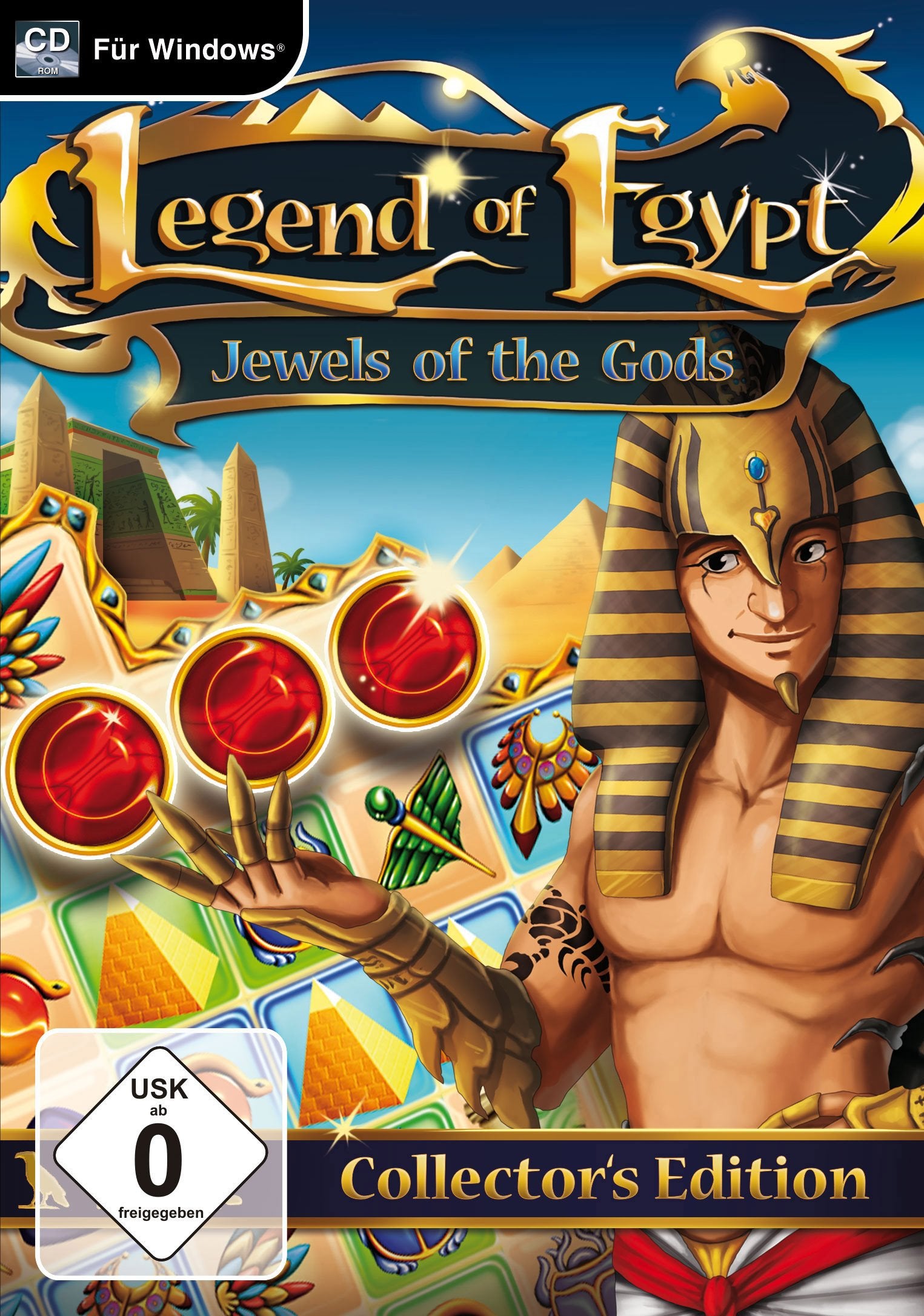 Legend of Egypt - Jewels of the Gods Collector's Edition. Für Windows Vista/7/8/8.1/10 PC