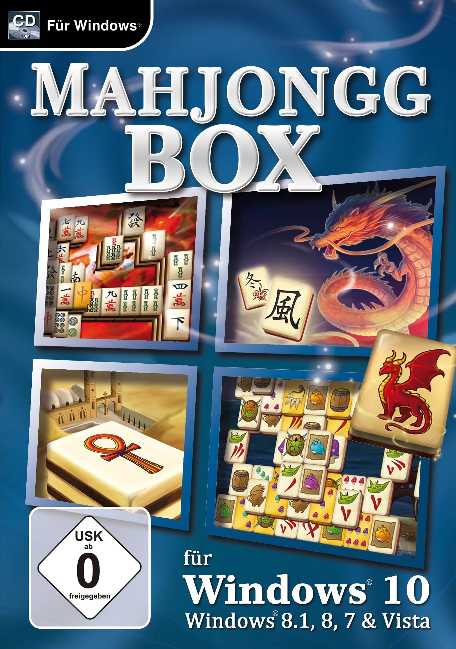 Mahjongg Box für Windows 10. Für Windows Vista/7/8/8.1/10 PC