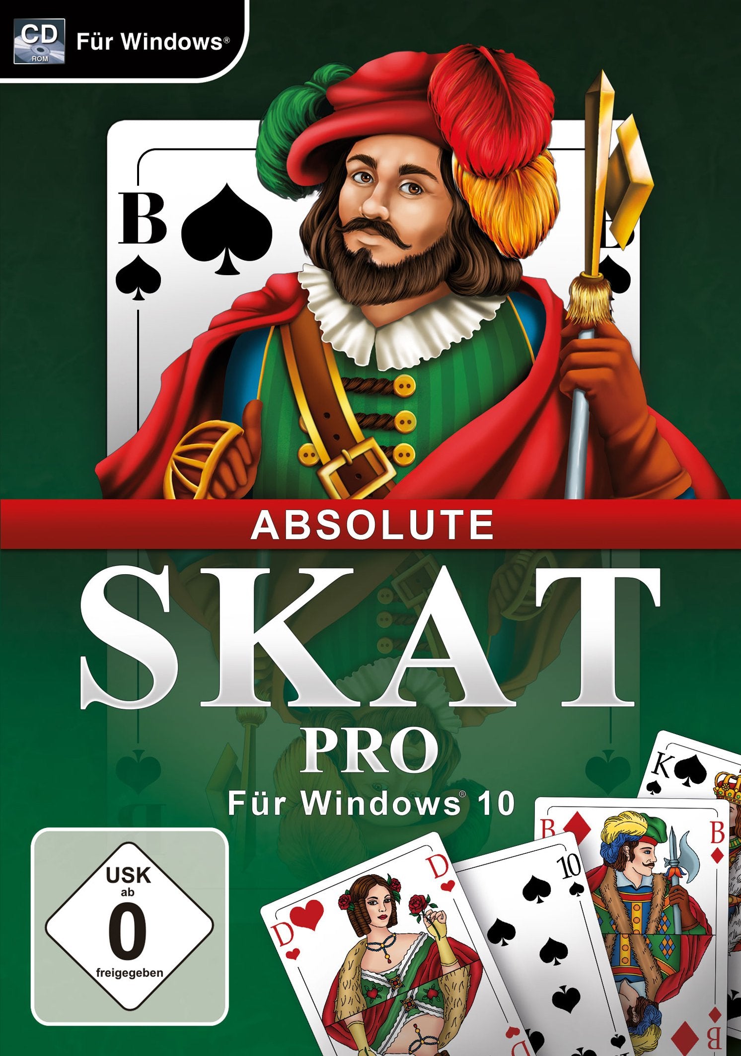 Absolute Skat Pro für Windows 10. Für Windows Vista/7/8/8.1/10 PC