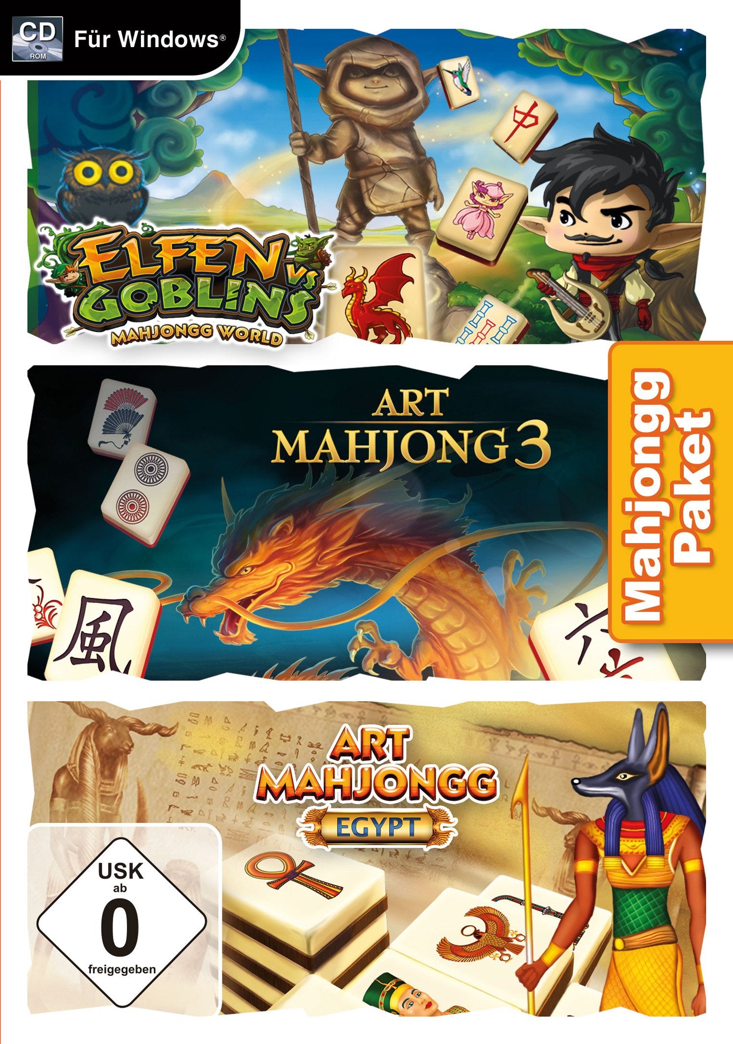 Mahjongg Paket. Windows Vista/7/8/8.1/10 PC
