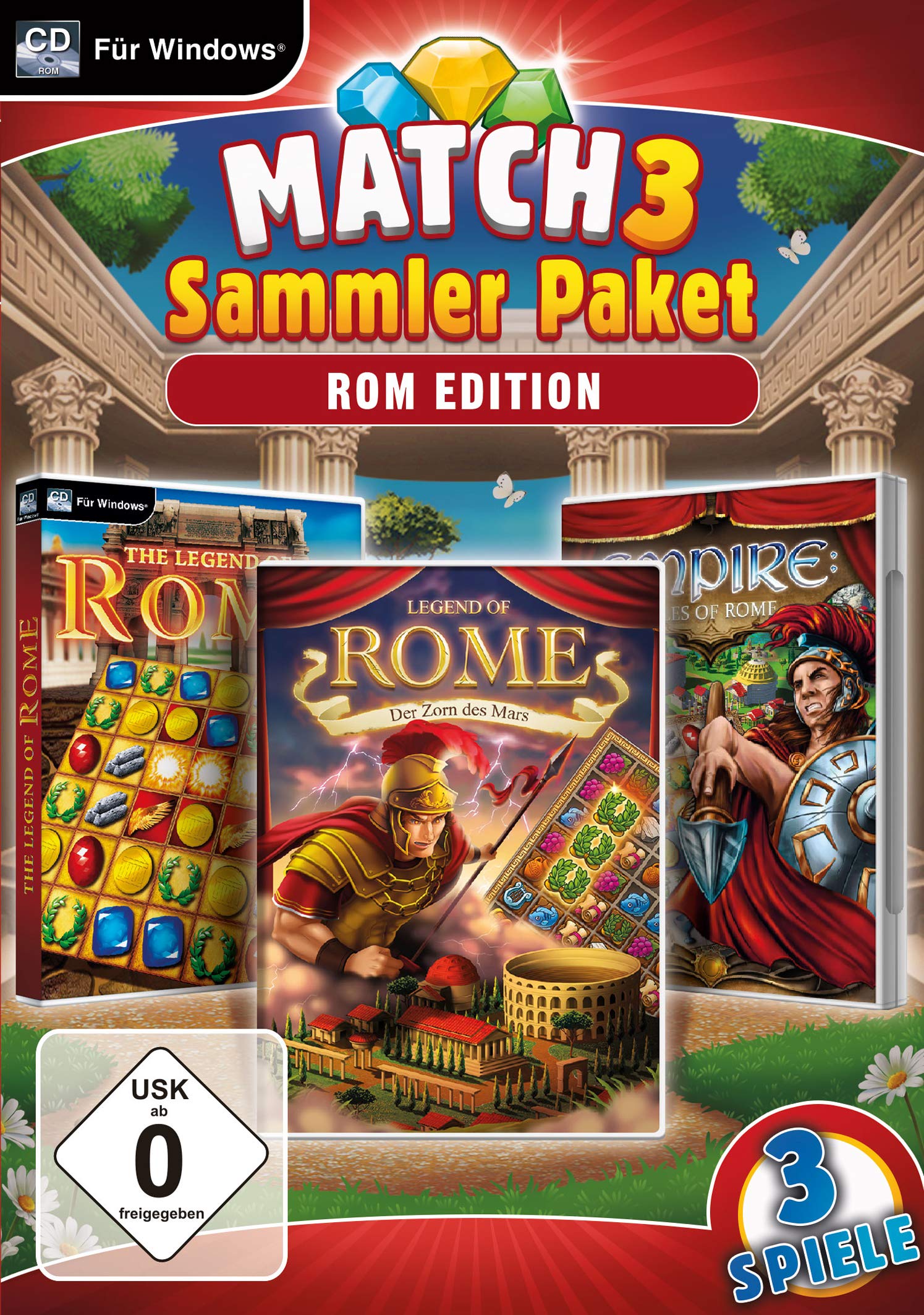 Match 3 Sammlerpaket - Rom Edition (PC) PC