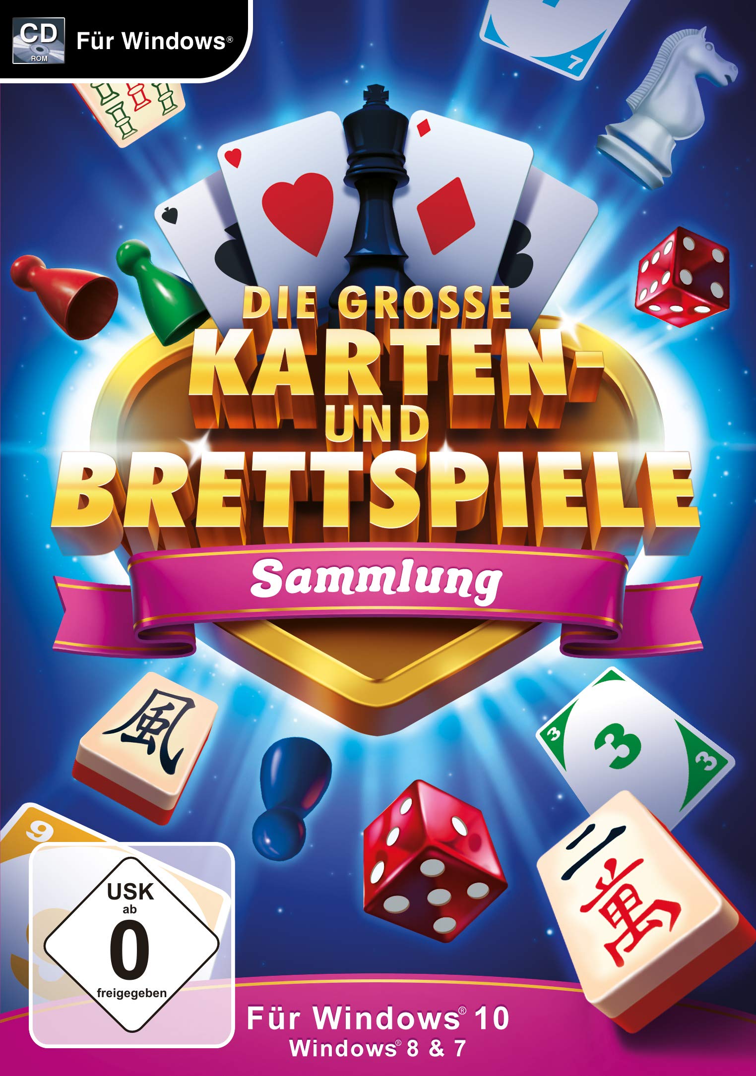 Die große Karten- und Brettspielesammlung für Windows 10. Windows 7/8/10 PC