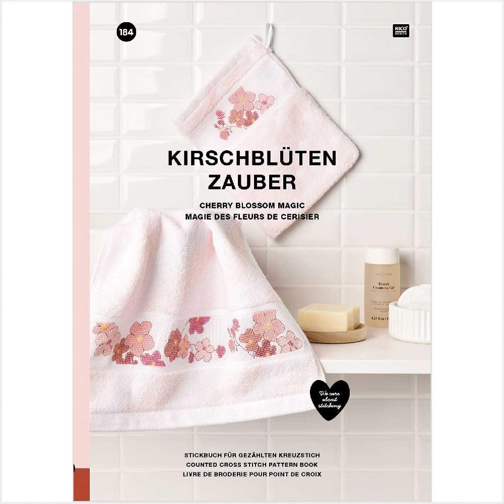 Stickbuch 184 Kirschblütenzauber - Stickbuch für gezählten Kreuzstich book