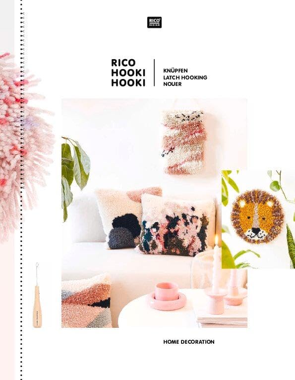 Rico Hooki Hooki, Publikation Knüpfen, 64 Seiten, 19 Modelle, 21x27cm Hobbies & Crafts