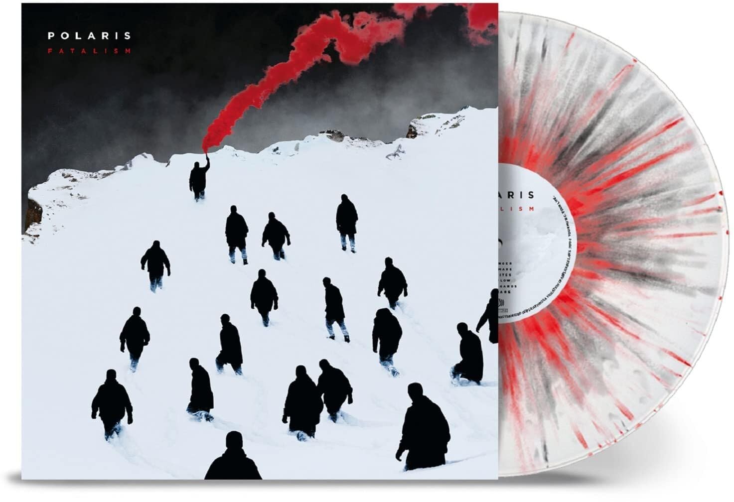 Fatalism(White With Red/Black Splatter Vinyl) Metal & Hardrock