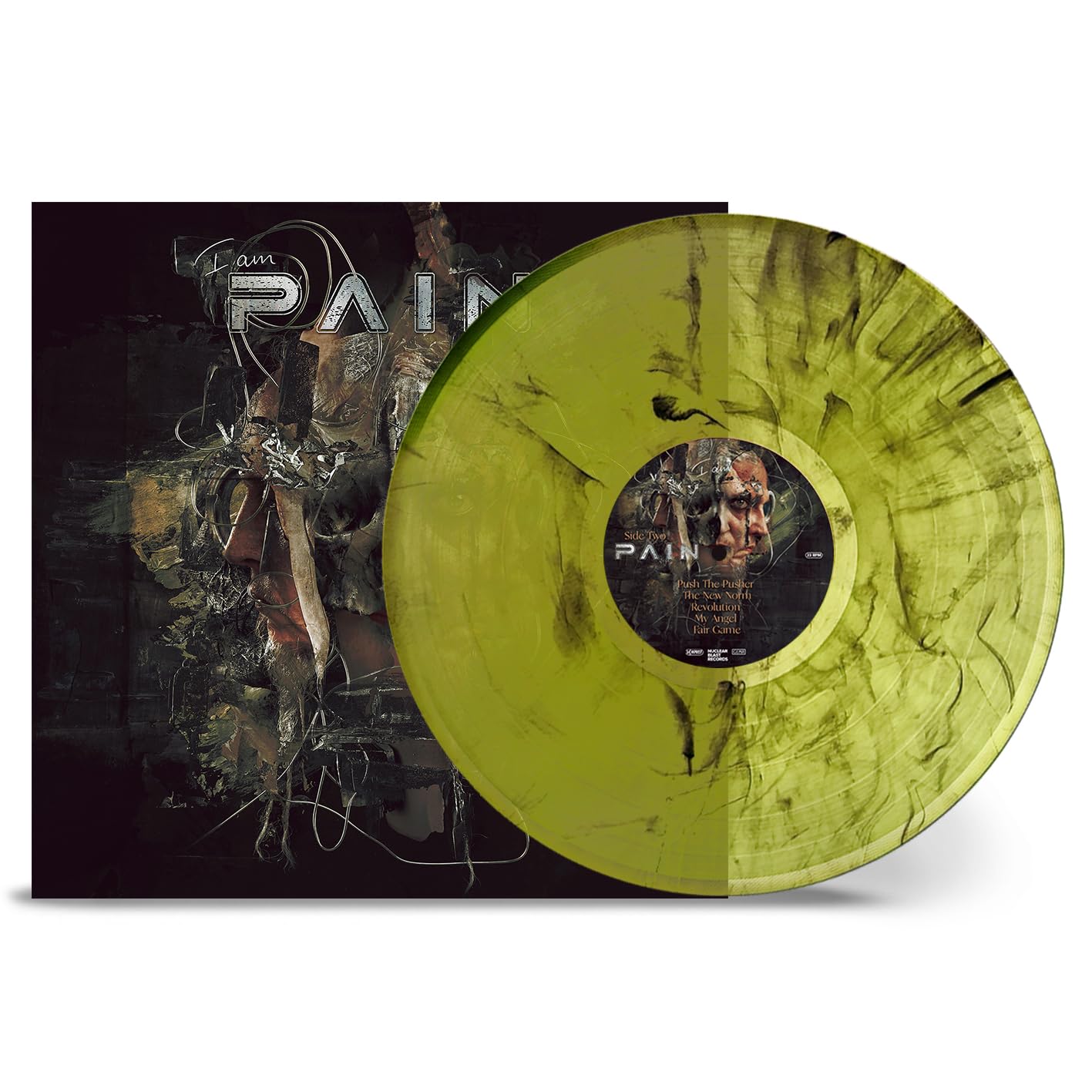 I am (Yellow Green Transp./Black Marbled) Metal & Hardrock