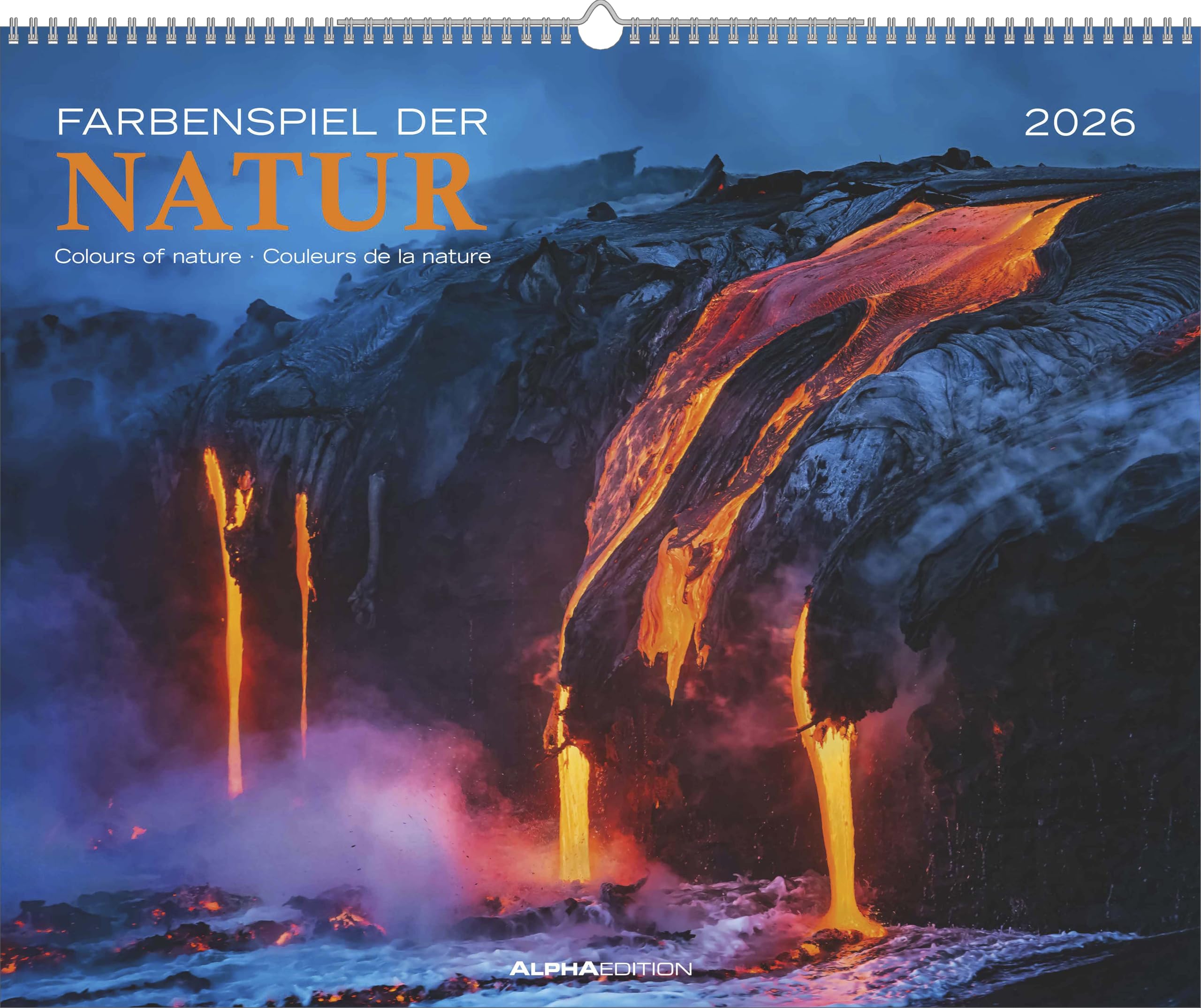 ALPHA EDITION - Farbenspiel der Natur 2026 - 52 x 42,5 cm Leisure, Home & Garden
