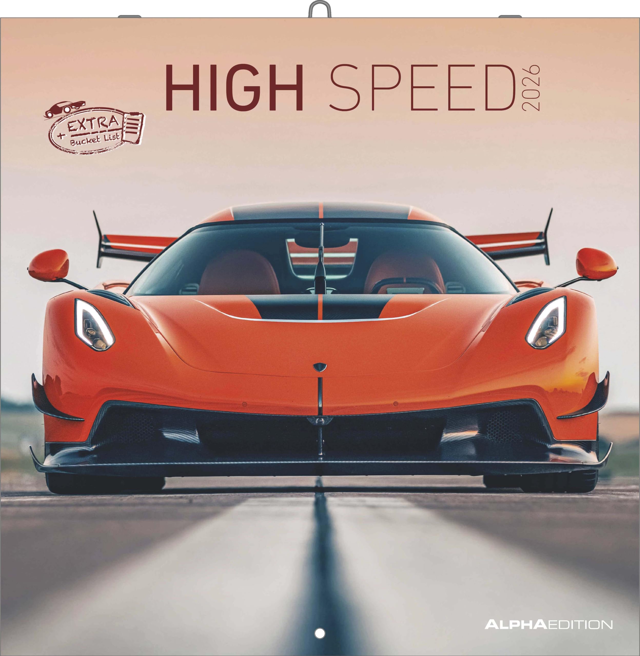 High Speed 2026 - Broschürenkalender 30x30 cm (30x60 geöffnet) - Kalender mit Platz für Notizen - Bildkalender - Wandplaner - Technikkalender Leisure, Home & Garden