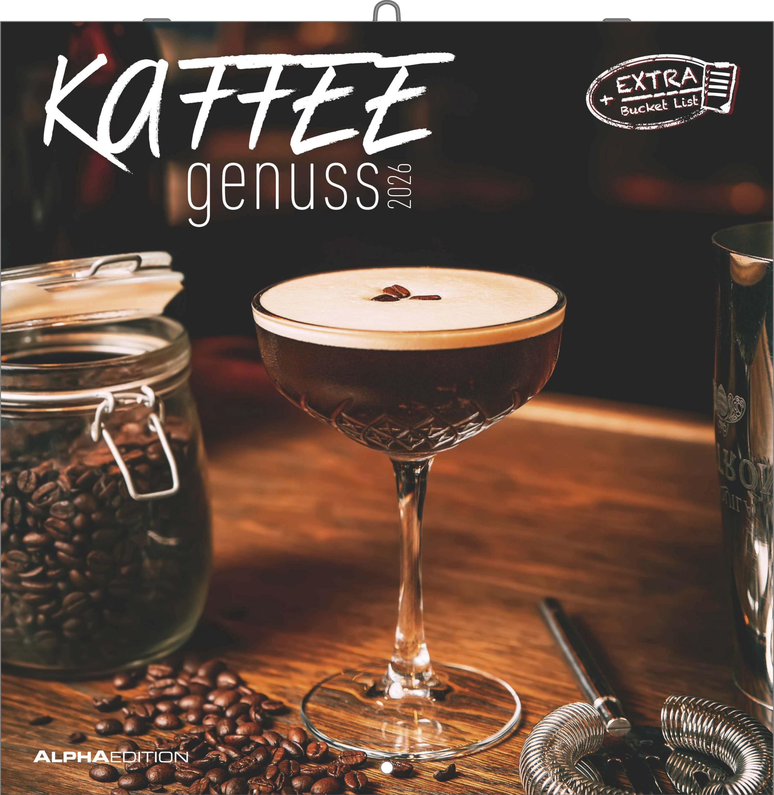Kaffeegenuss 2026 - Broschürenkalender 30x30 cm (30x60 geöffnet) - Kalender mit Platz für Notizen - Bildkalender - Wandplaner - Küchenkalender: Der Duft der Lebensfreude Leisure, Home & Garden