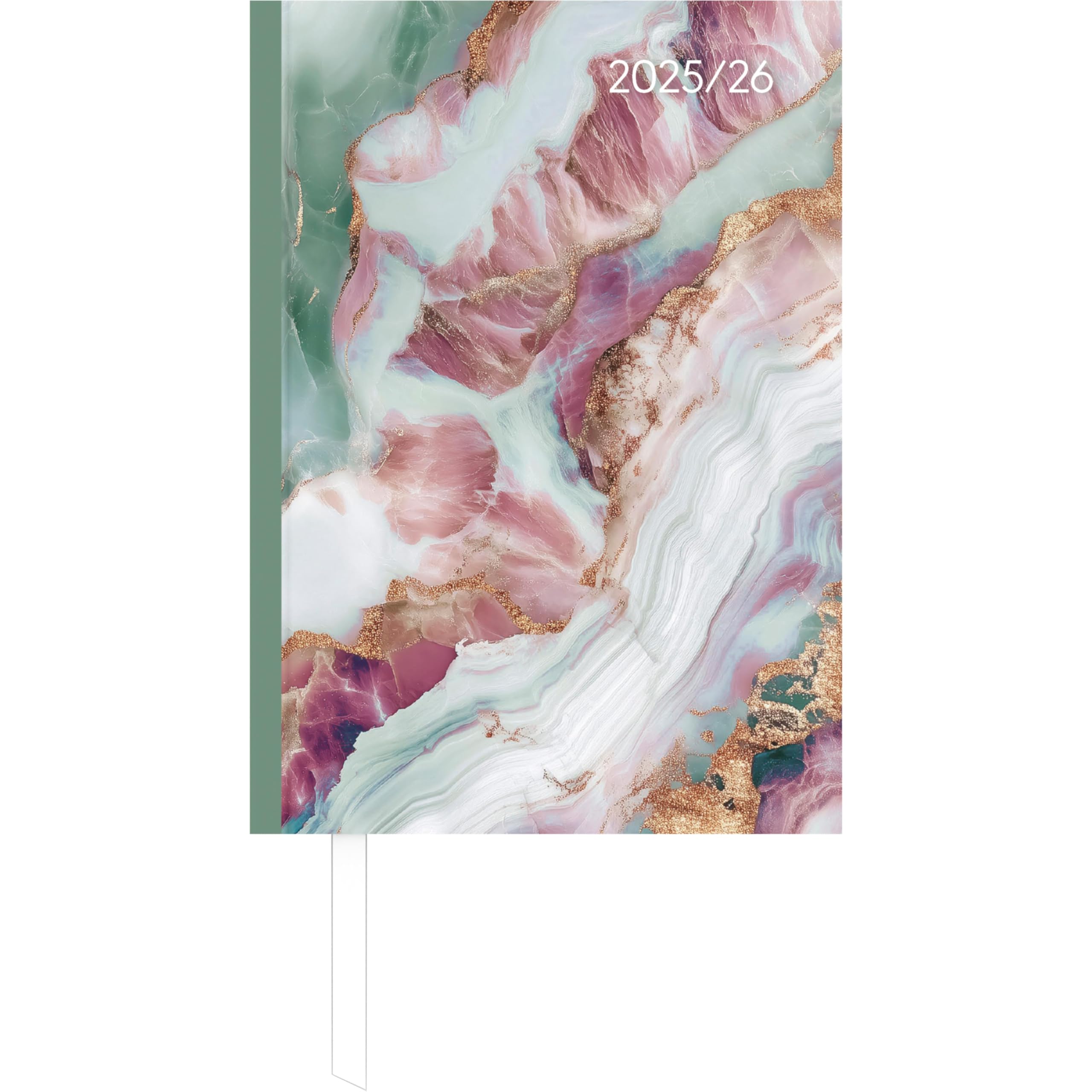 Campustimer Blue Marble - A6 Semester-Planer - Studenten-Kalender 2025/2026 - Notiz-Buch - Weekly - Marmor - Alpha Edition Leisure, Home & Garden