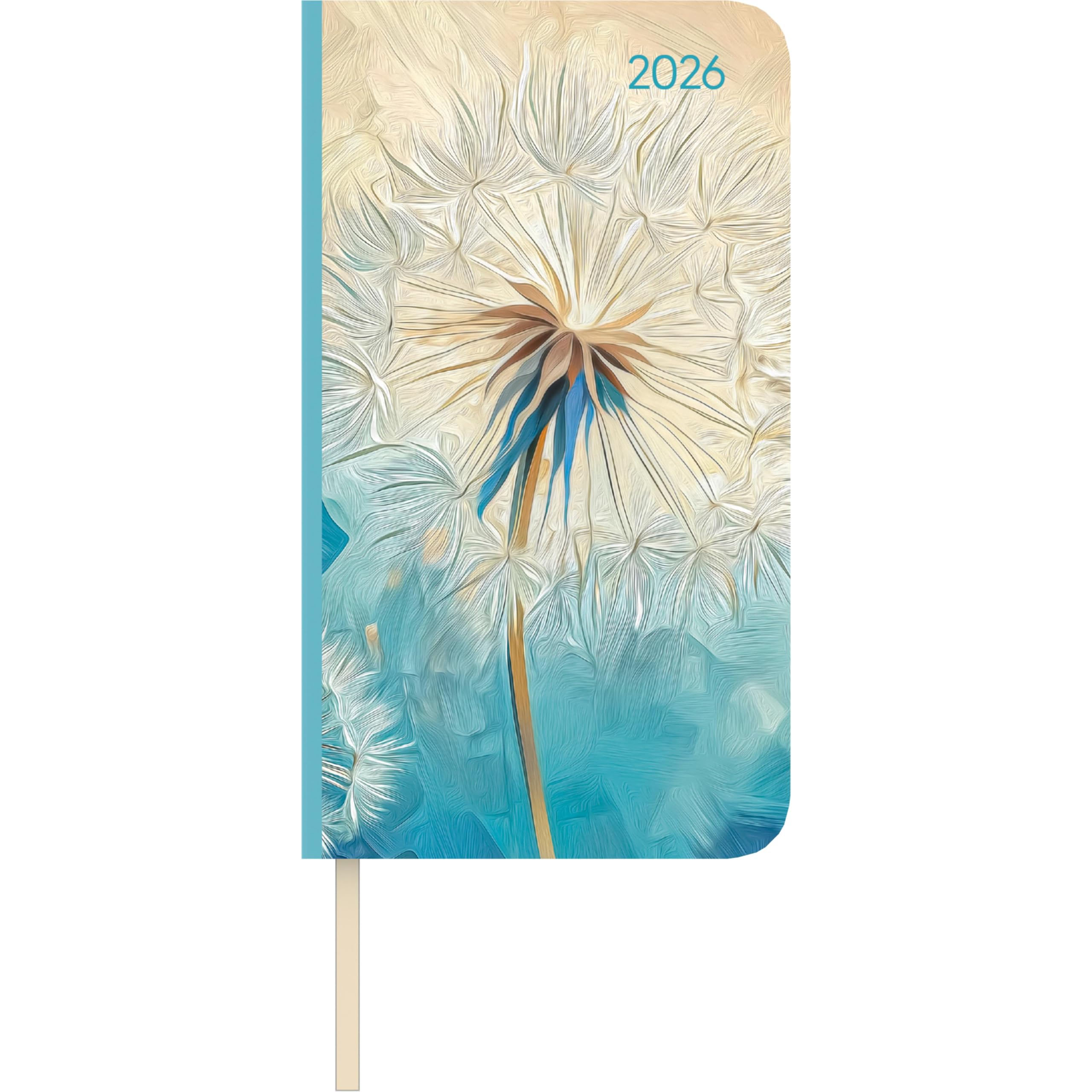 Lady Journal Slim Blowballs 2026 - Taschen-Kalender 9x15,6 cm - Weekly - 128 Seiten - Notiz-Buch - mit Info- und Adressteil - Alpha Edition Leisure, Home & Garden