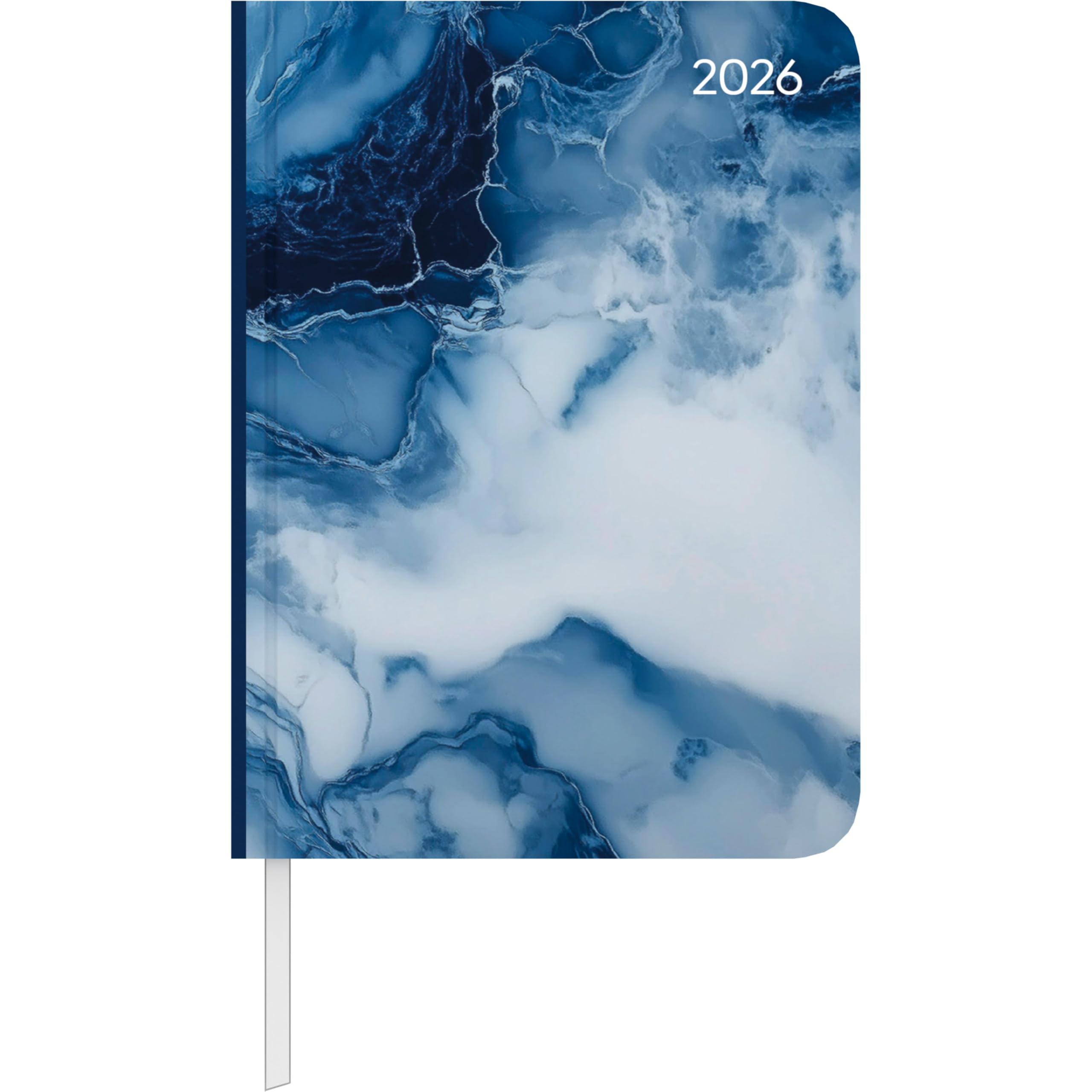 Daily Journal Marble 2026 - Taschen-Kalender A6 - Elefant - Day By Day - 352 Seiten - Notiz-Buch - Alpha Edition Leisure, Home & Garden
