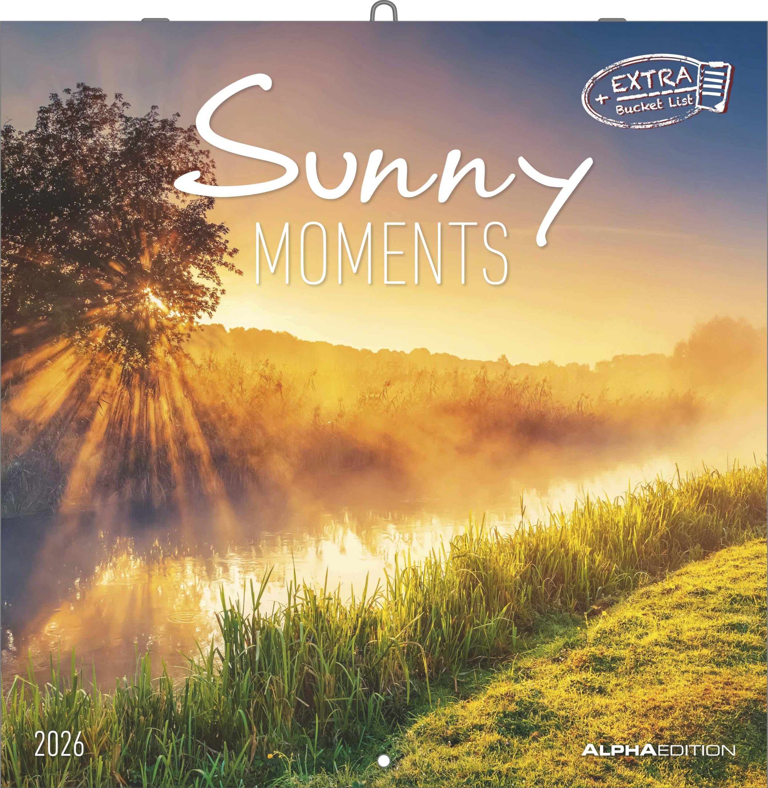 Sunny Moments 2026 - Broschürenkalender 30x30 cm (30x60 geöffnet) - Kalender mit Platz für Notizen - Bildkalender - Wandplaner - Wandkalender Leisure, Home & Garden