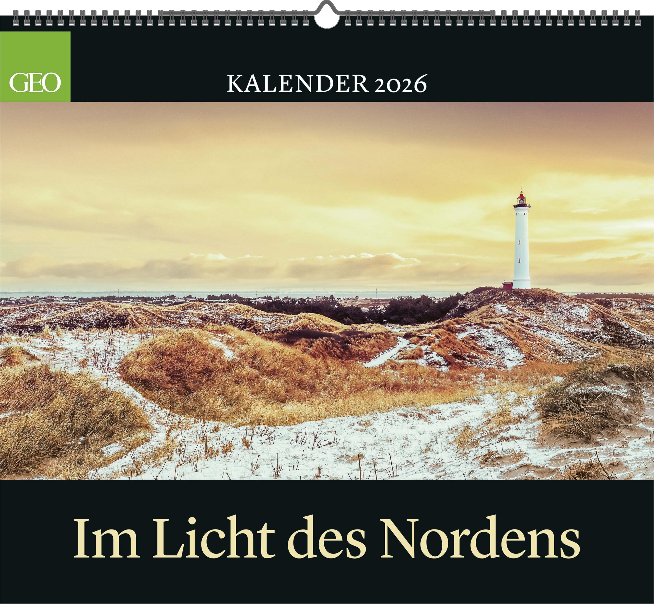 GEO - Im Licht des Nordens 2026 – Wandkalender 50x45 cm, Poster-Kalender mit Polarlichtern & Nordland-Landschaften, 12 Monatsblätter & Spiralbindung für Skandinavien- und Naturfreunde Leisure, Home & Garden