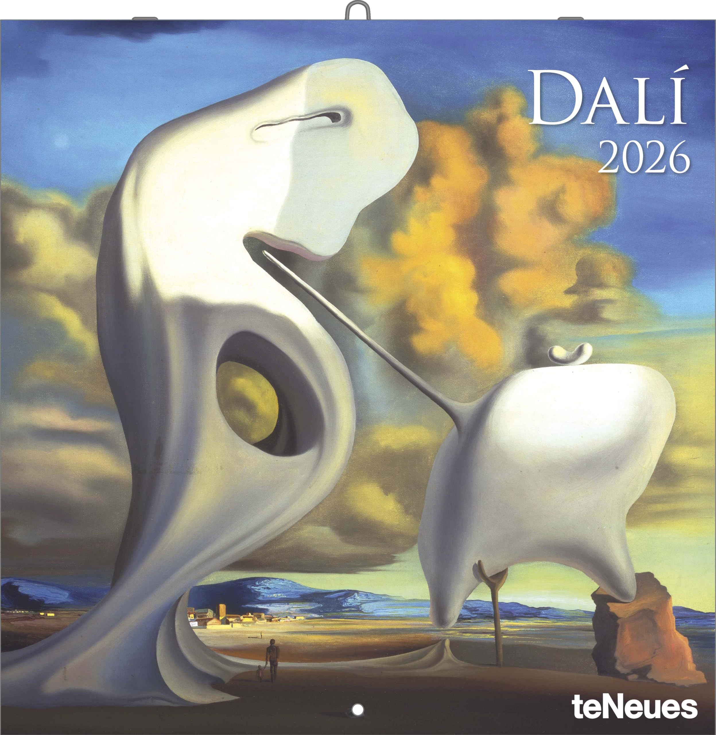 teNeues - Dalí 2026 – Kunst-Wandkalender 30x30 cm (30x60 cm geöffnet) | Broschürenkalender mit Meisterwerken des Surrealismus Film, Art & Culture
