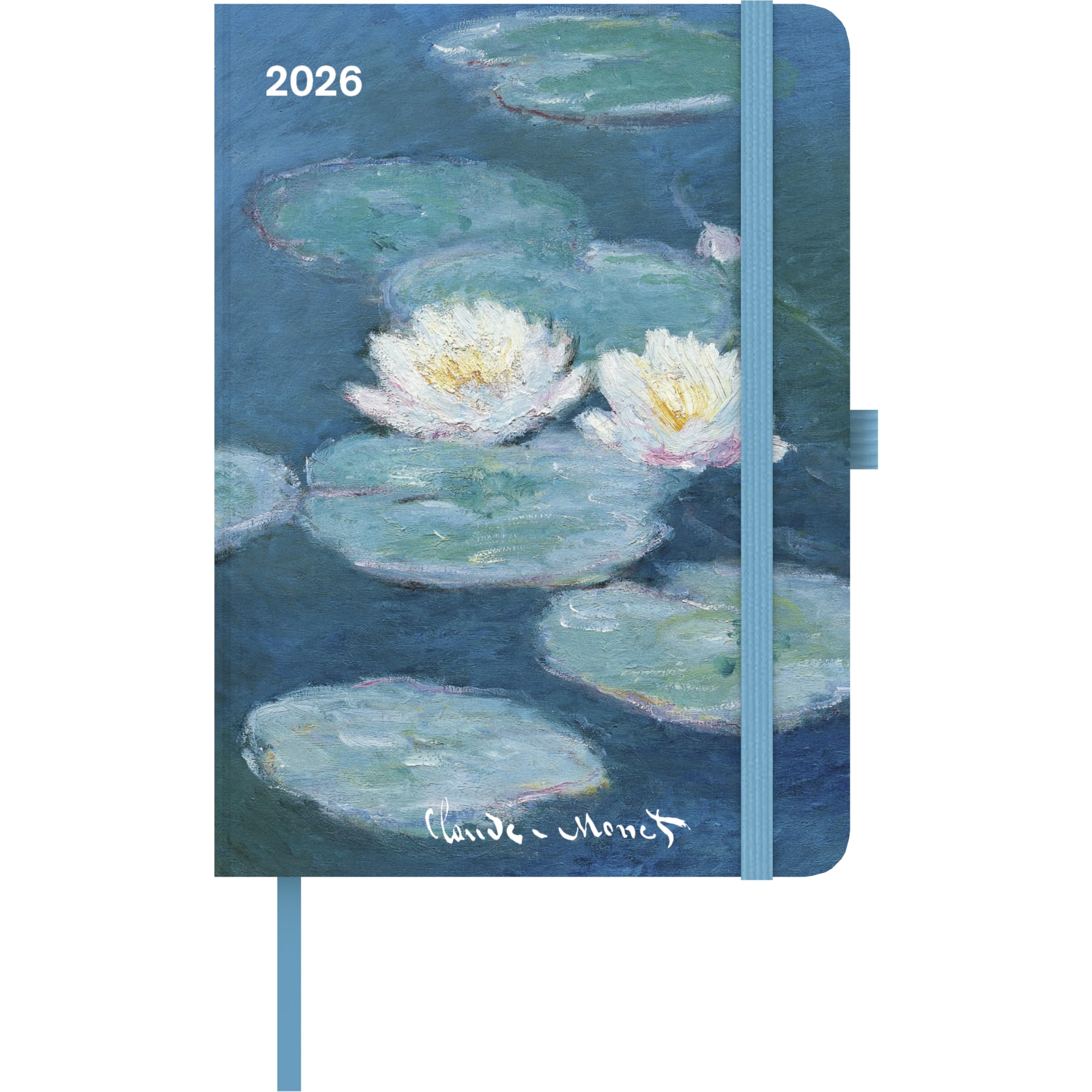 teNeues - ArtDiary Claude Monet 2026 – Buchkalender 16x22 cm | ArtDiary Wochenkalender im Impressionismus-Design für Monet-Fans & Kunstliebhaber: ArtDiary Film, Art & Culture