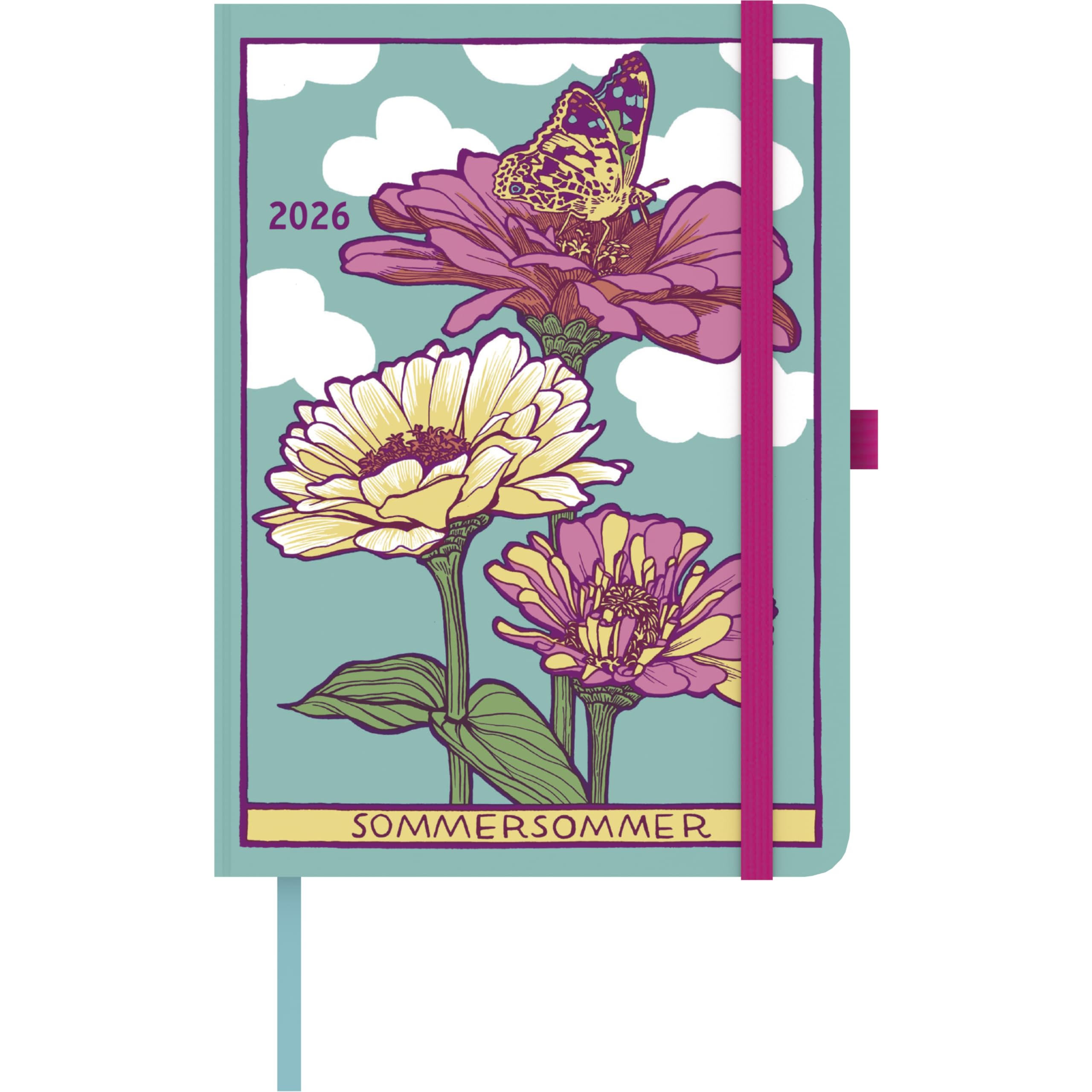 teNeues - Kat Menschik – Notizkalender - Blumen 2026 | Kalender & Notizbuch 16x22 cm mit Illustrationen für Kreative, Kunstliebhaber & Blumenfans Film, Art & Culture
