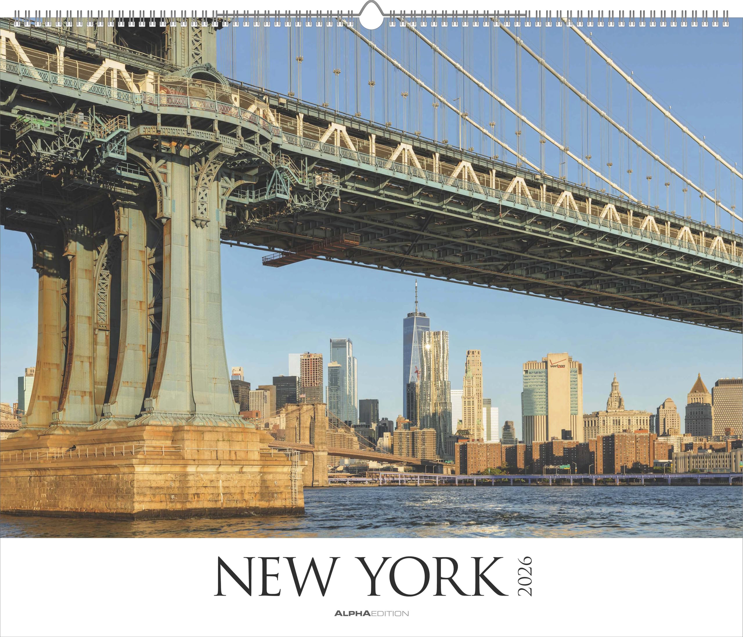 New York 2026 – Städte-Reise-Kalender – Querformat 60 x 50 cm – Spiralbindung Photography