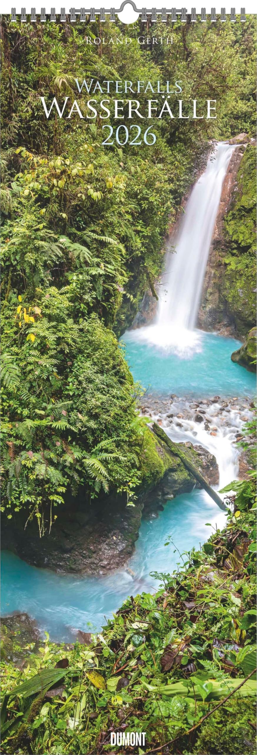 Wasserfälle 2026 - Foto-Kalender - King-Size - 34x98 - Waterfalls - Natur: Waterfalls Leisure, Home & Garden