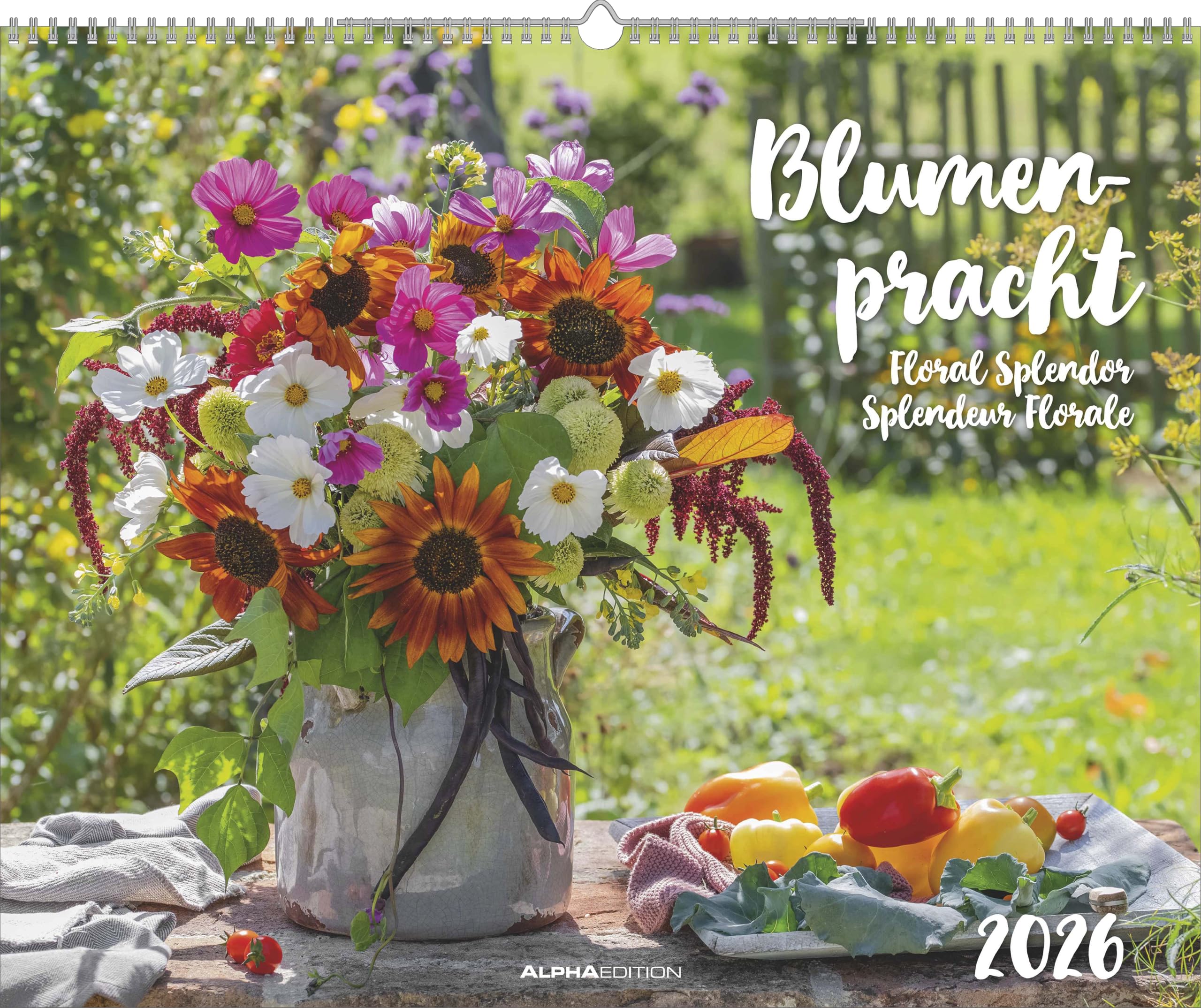 Blumenpracht - Wandkalender mit 12 bezaubernden Blumenmotiven Garden & Plants
