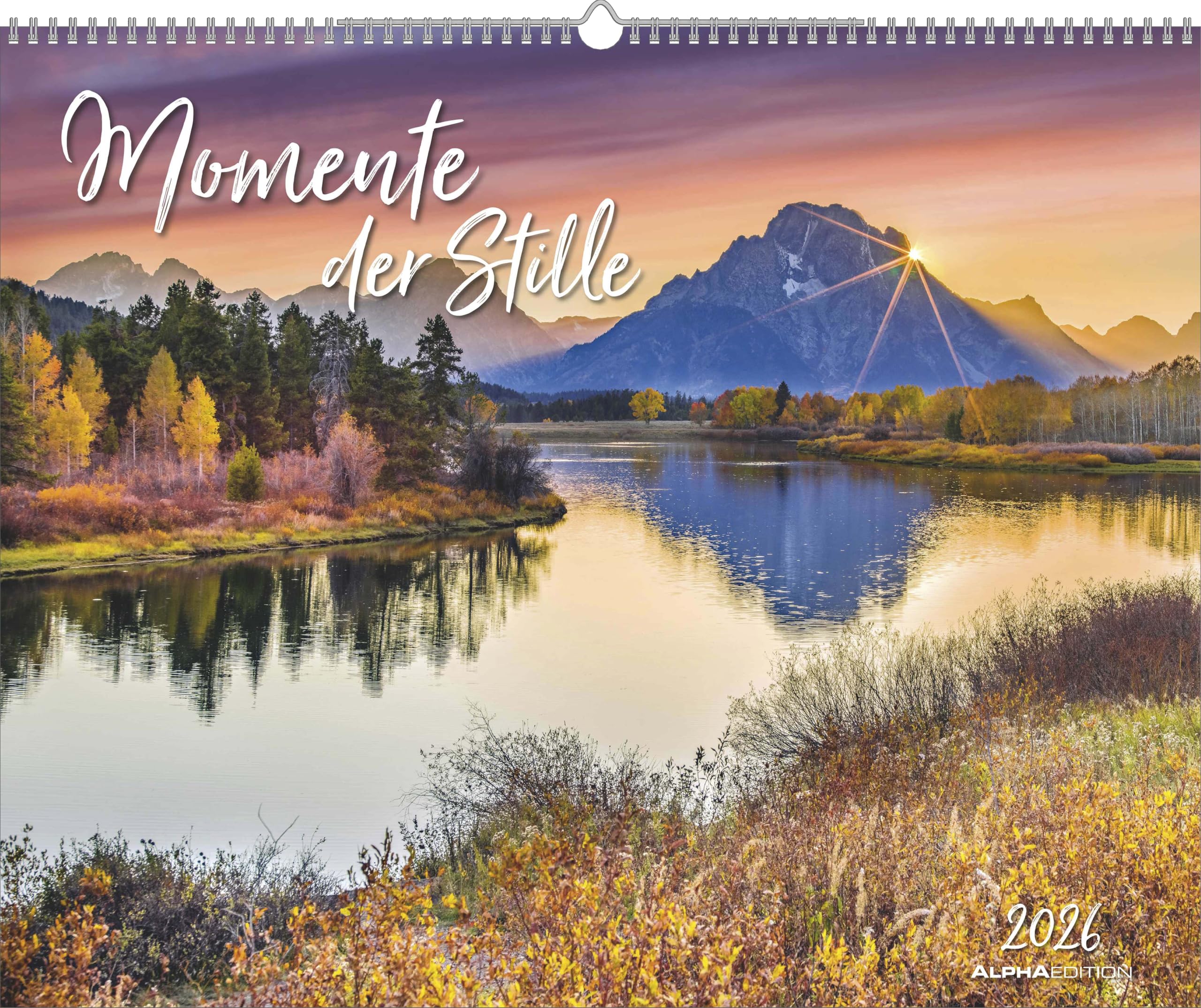 Momente der Stille - Wandkalender mit inspirierenden Motiven und Zitaten im Format 52 x 42,5 Calendars