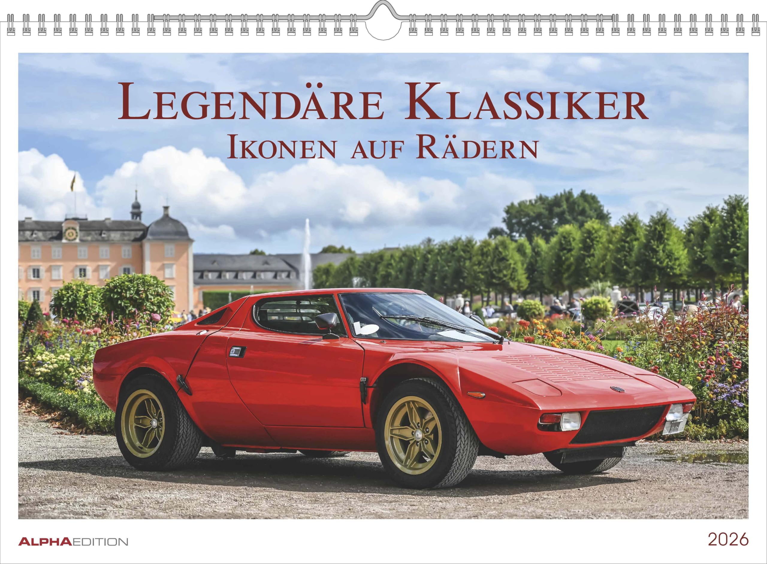 Alpha Edition - Legendäre Klassiker - Ikonen auf Rädern 2026 – Wandkalender 42×29,7 cm mit 12 ikonischen Automobilmotiven, Oldtimer- & Sportwagen-Kalender für Auto-Fans, dekoratives Geschenk Calendars