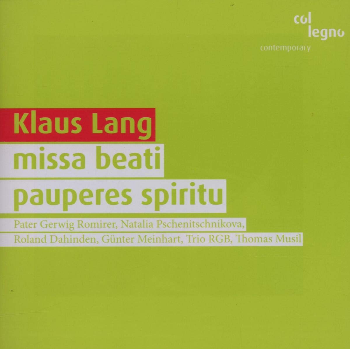 Missa Beati Pauperes Spiritus Classical