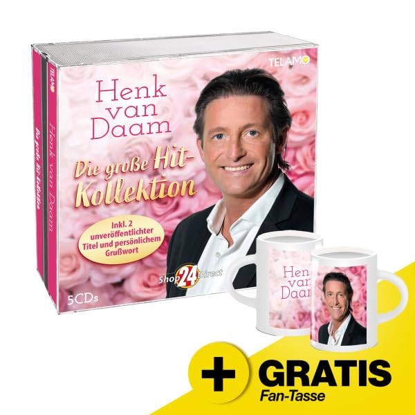 Henk van Daam Die große Hit-Kollektion + GRATIS Fan-Tasse Music