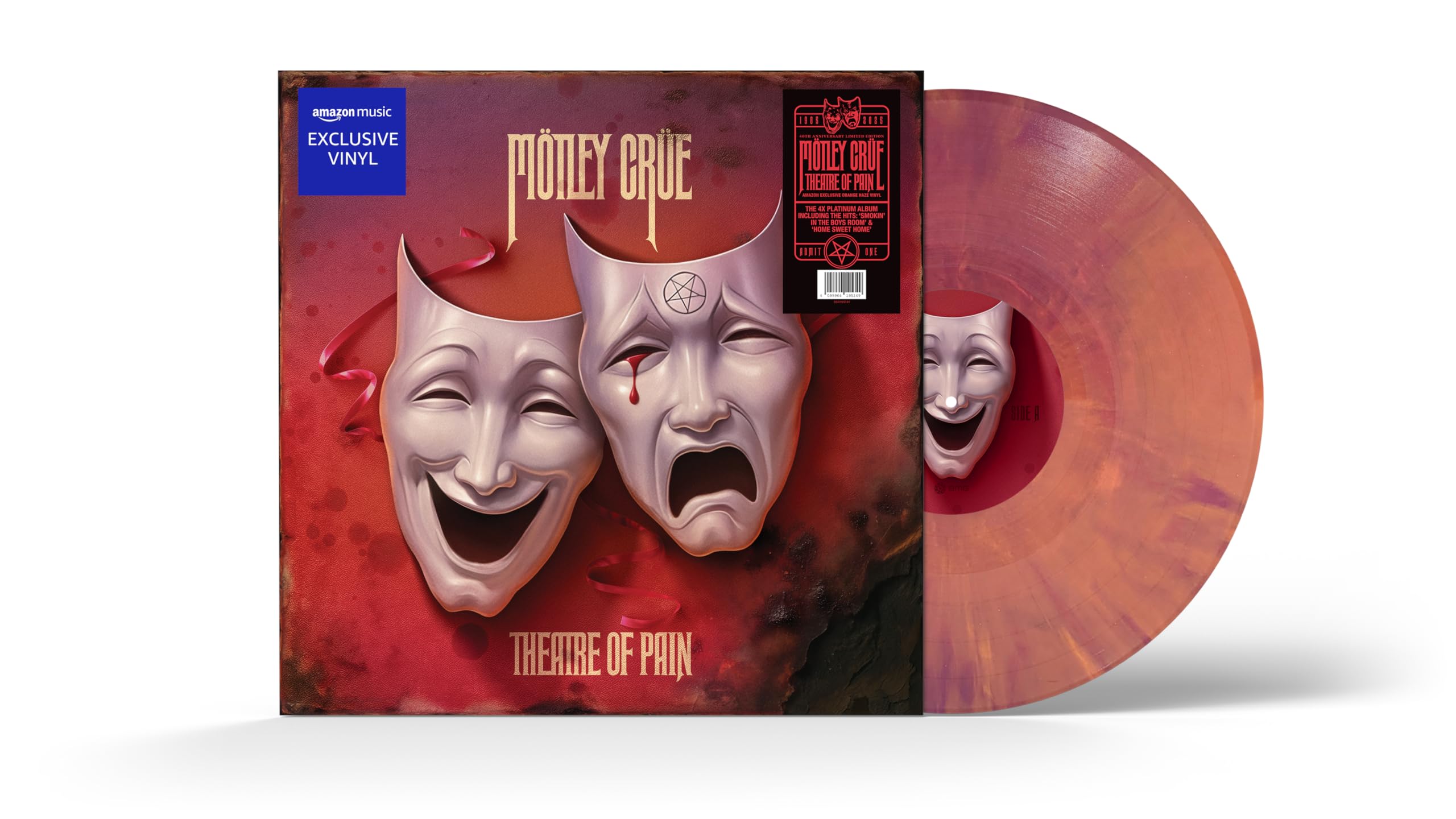 Theatre of Pain (Amazon Orange Haze Splatter LP) Rock
