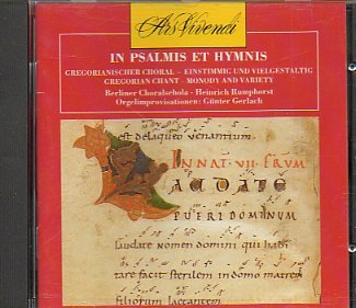 In psalmis et hymnis (Gregorianischer Choral einstimmig und vielgestaltig) Classical