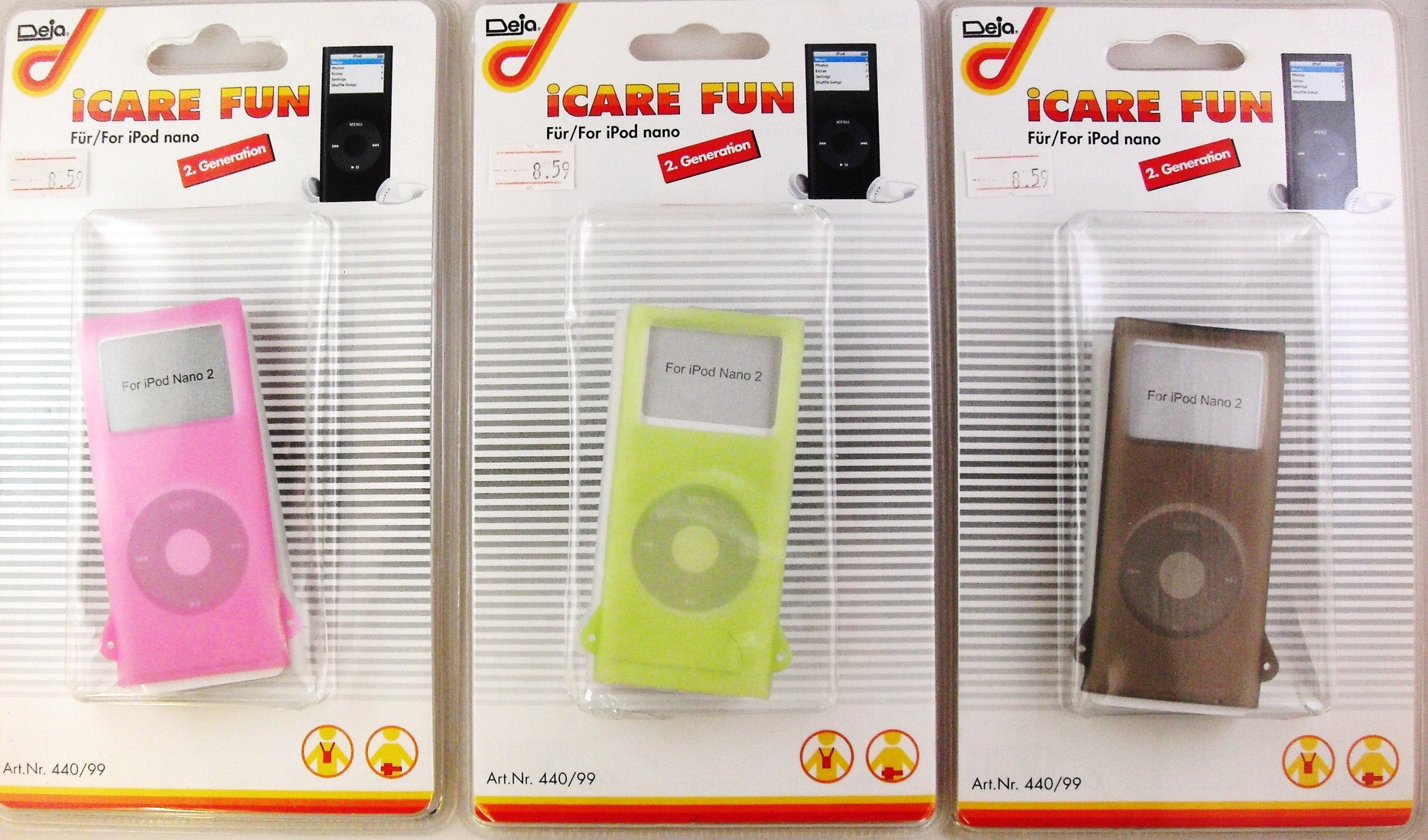 Deja Silikonhülle iCARE Fun für iPod Nano 2 cd