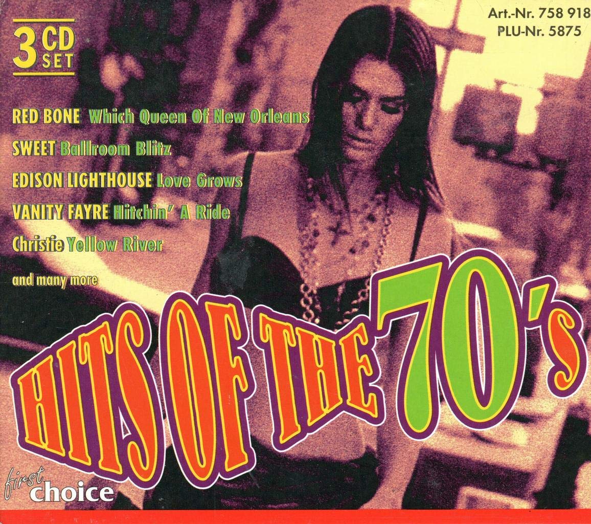 Gloria Gaynor, Mungo Jerry, Glitter Band, Sweet, John Travolta, Edison Lighthouse.. Jazz