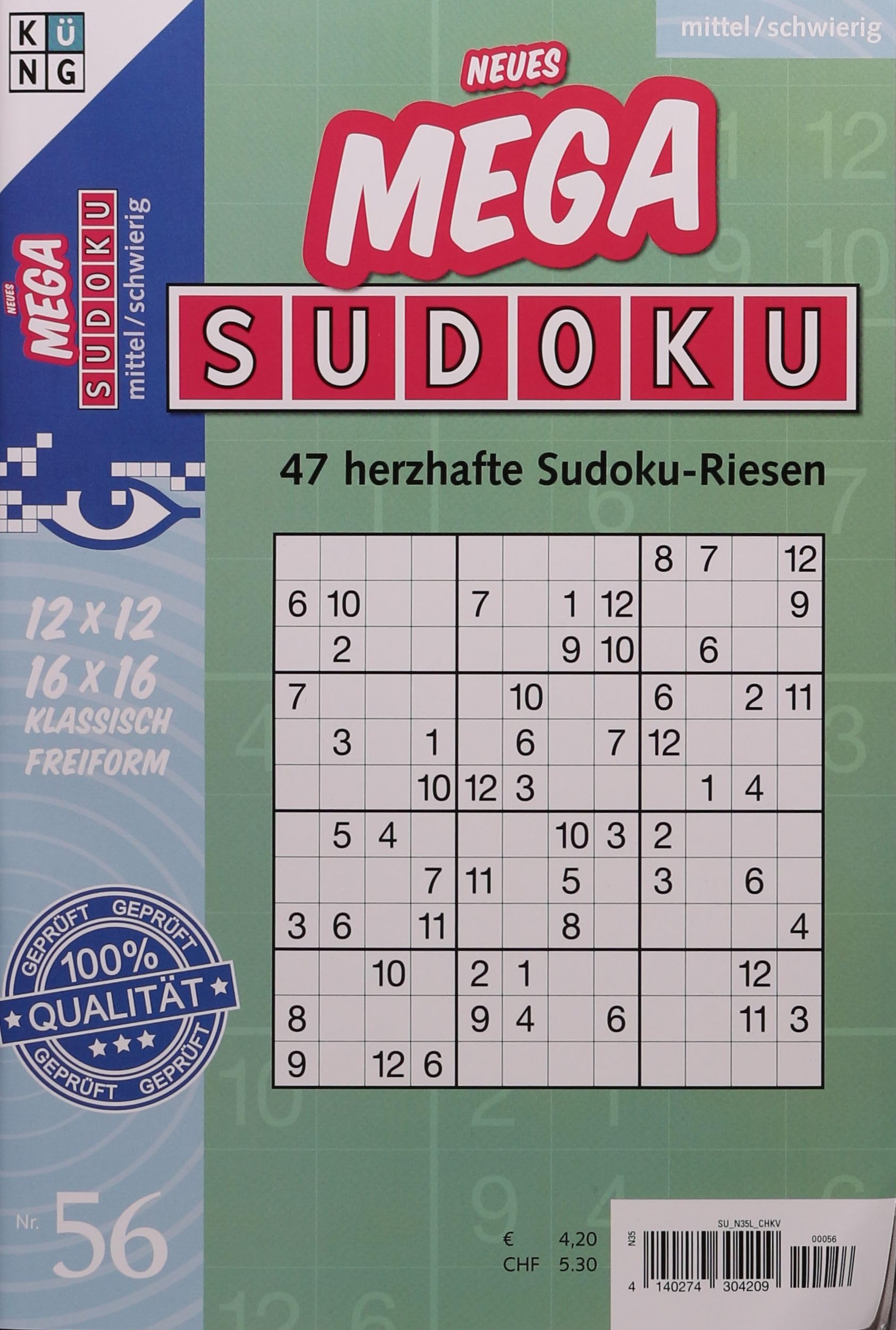 Neues Mega Sudoku 56/2024 Contemporary literature