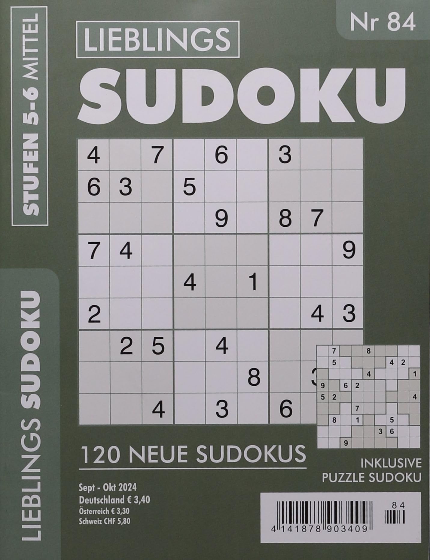 LIEBLINGS SUDOKU 84/2024 Contemporary literature