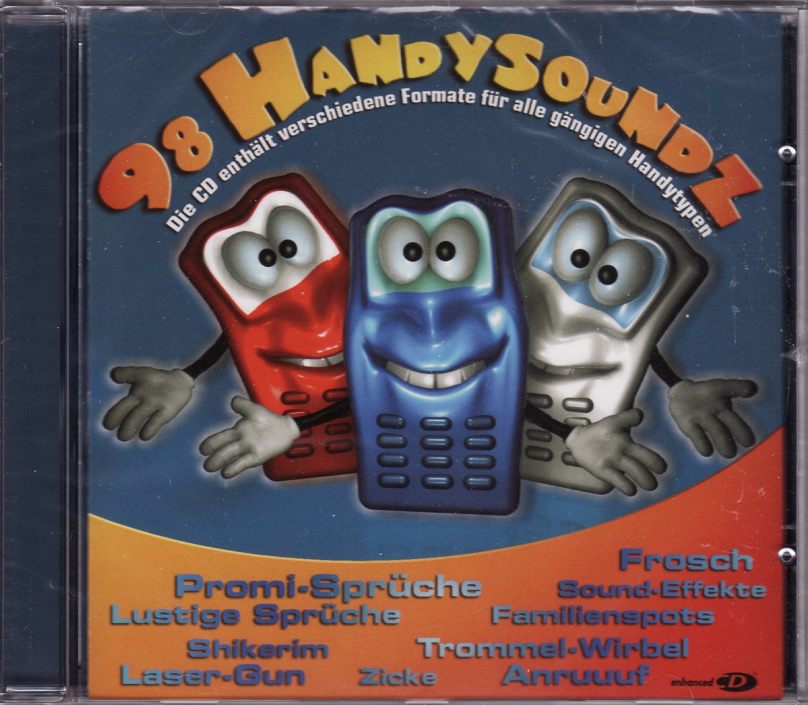 98 HANDYSOUNDZ -Parodien von Dirk Bach, Beckenbauer, Schwarzenegger, Pabst,... Music