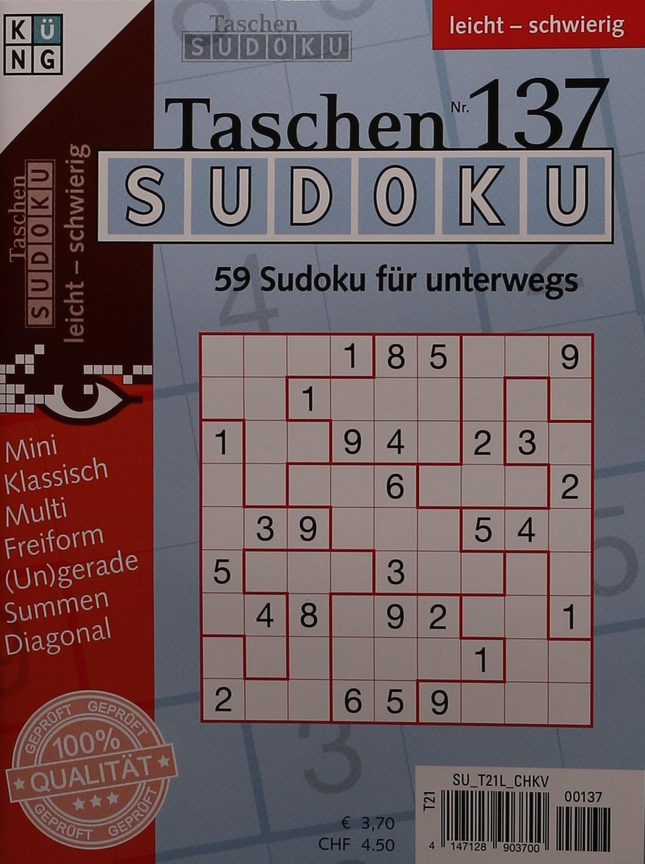 TASCHEN SUDOKU 137/2025 Contemporary literature