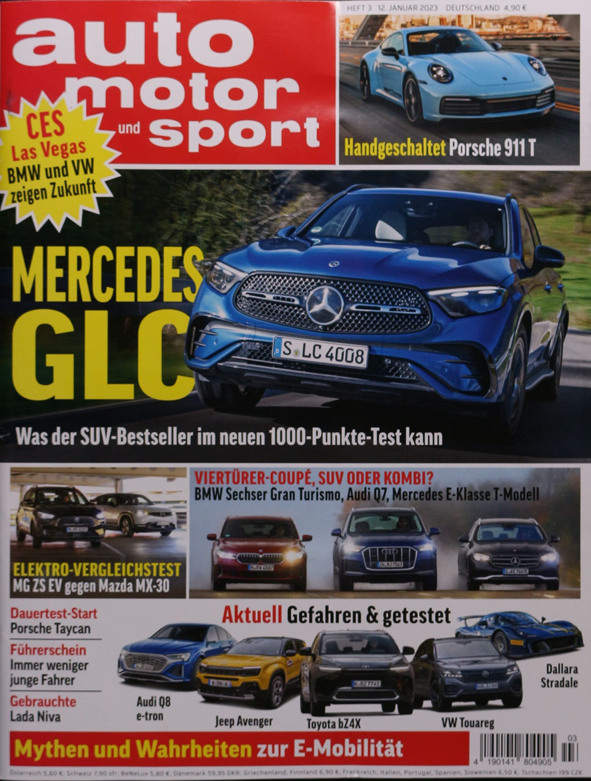 Auto Motor Sport 3/2023 "Mercedes GLC" Business & Technology