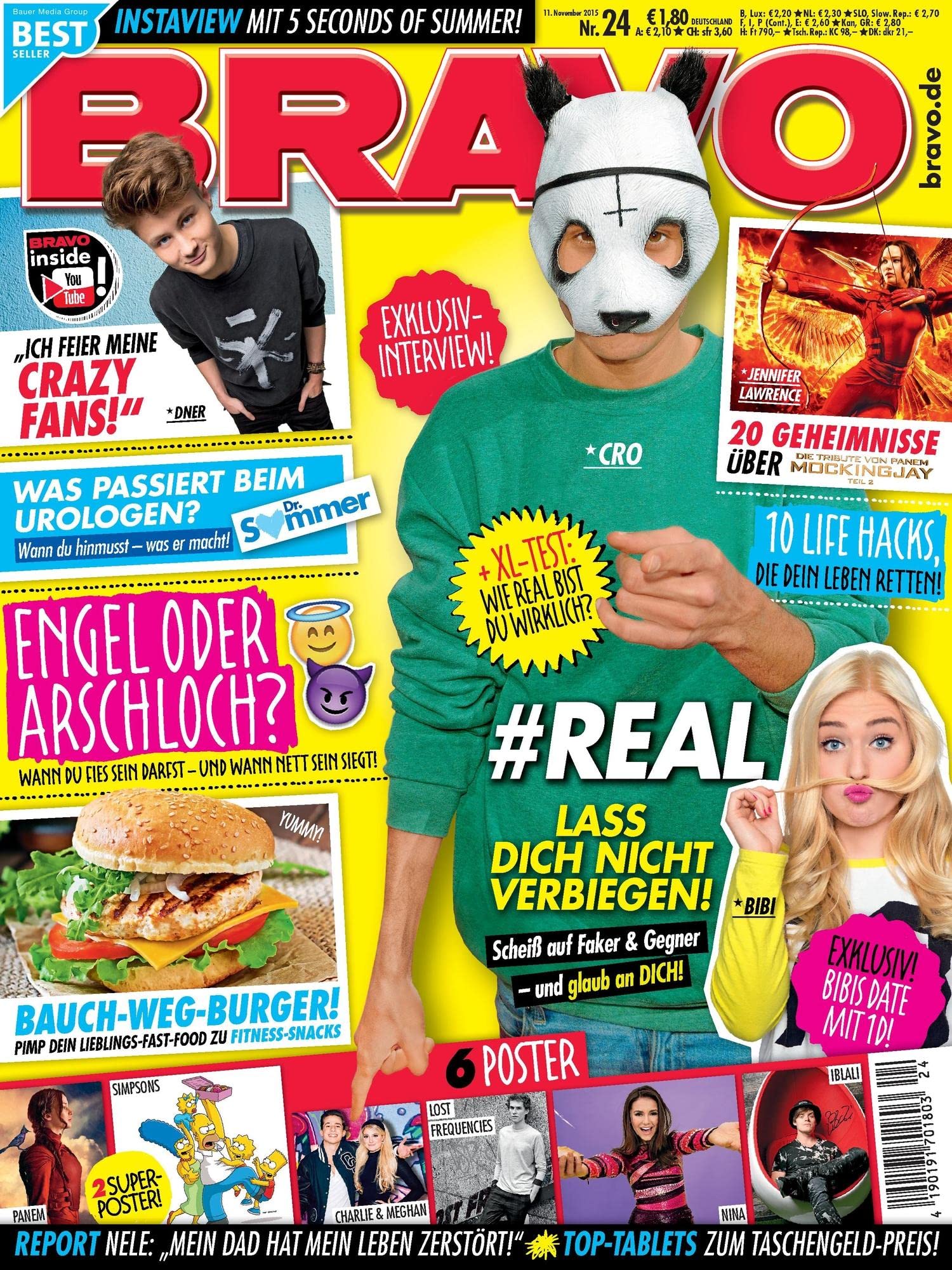 Bravo 24/2015 "Cro - #real Lass Dich nicht verbiegen!" Young adult books