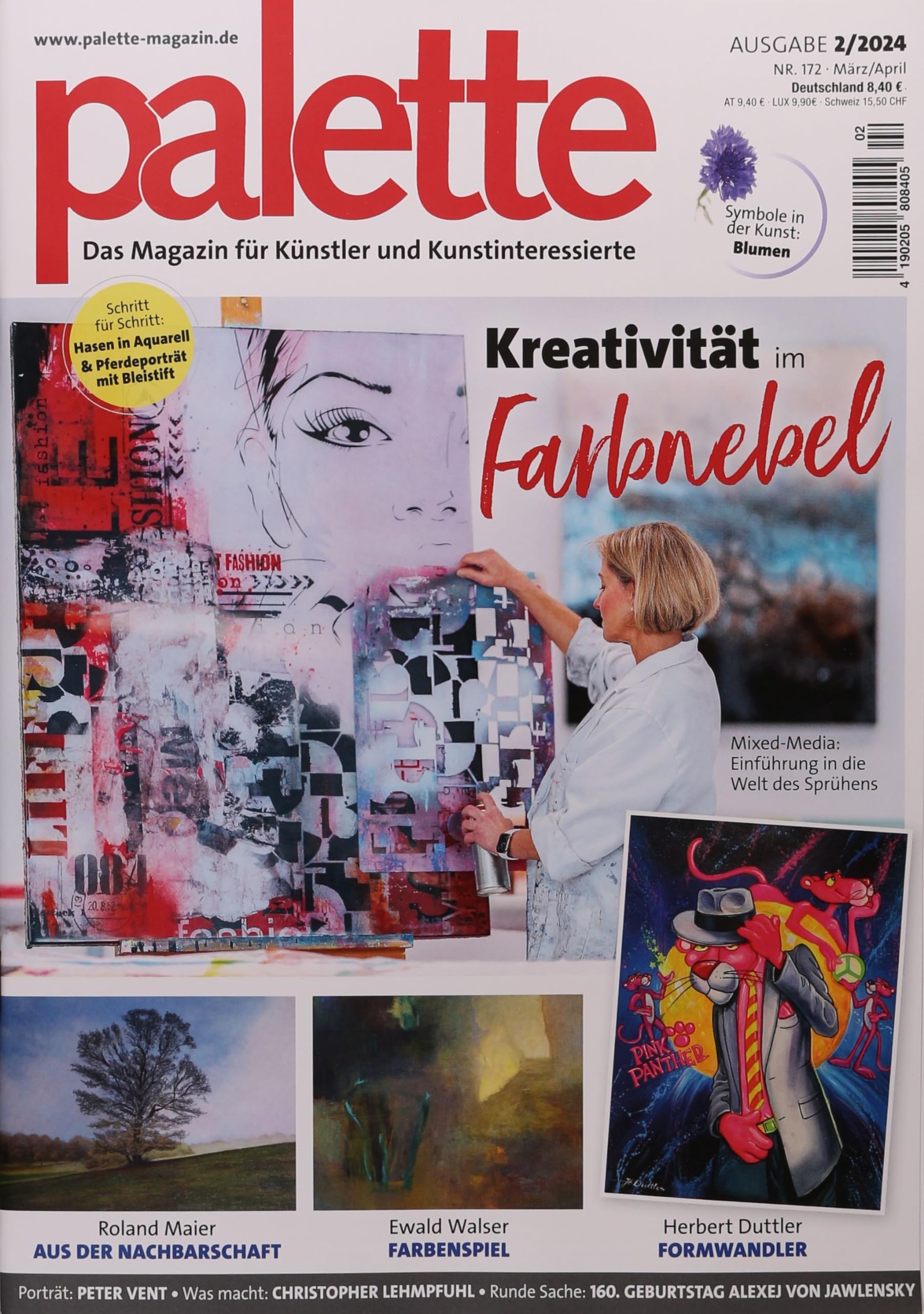 Palette 2/2024 "Kreativität im Farbnebel" Hobbies & Crafts