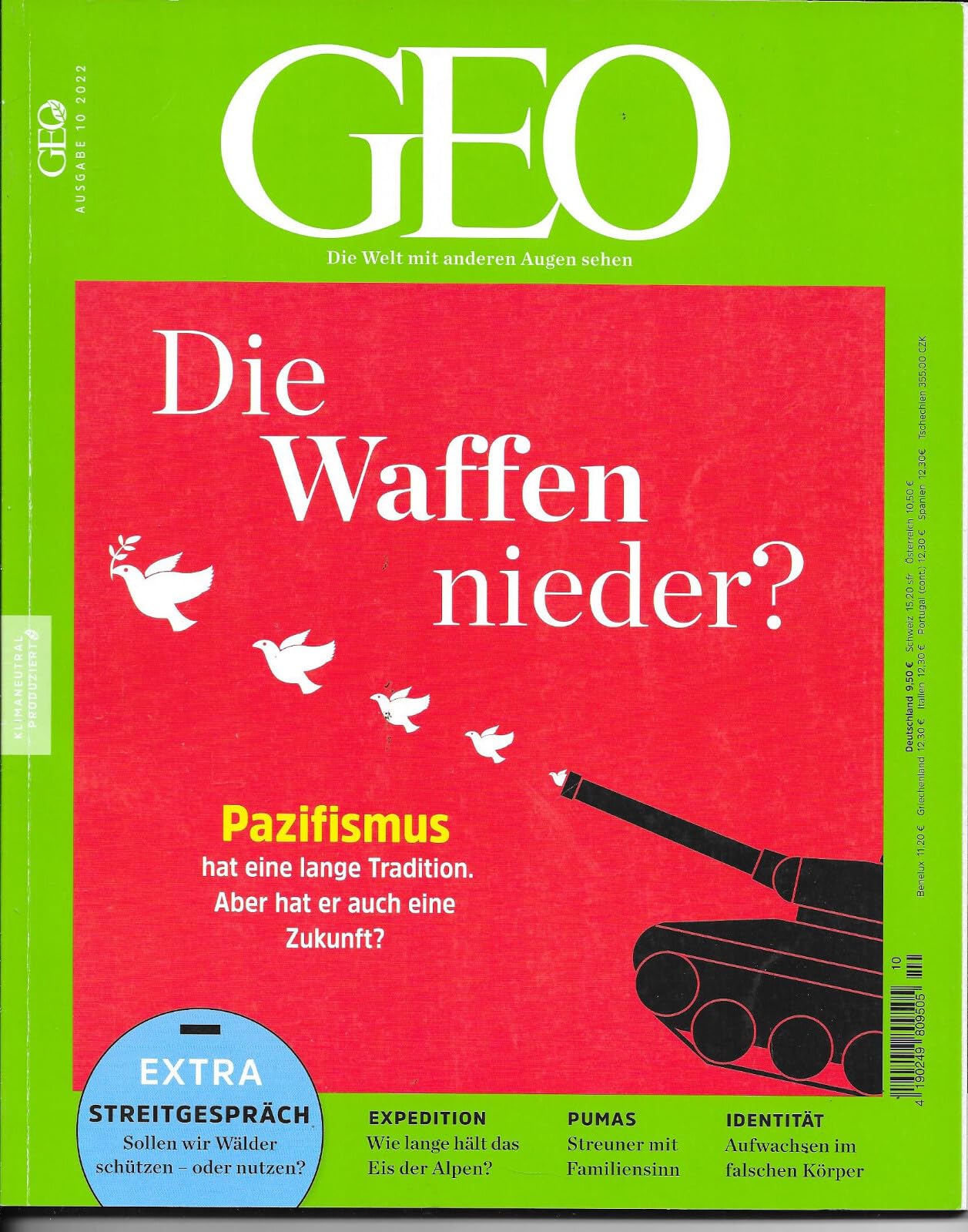 GEO 10/2022 "Die Waffen nieder? (Pazifismus)" Hobbies & Crafts